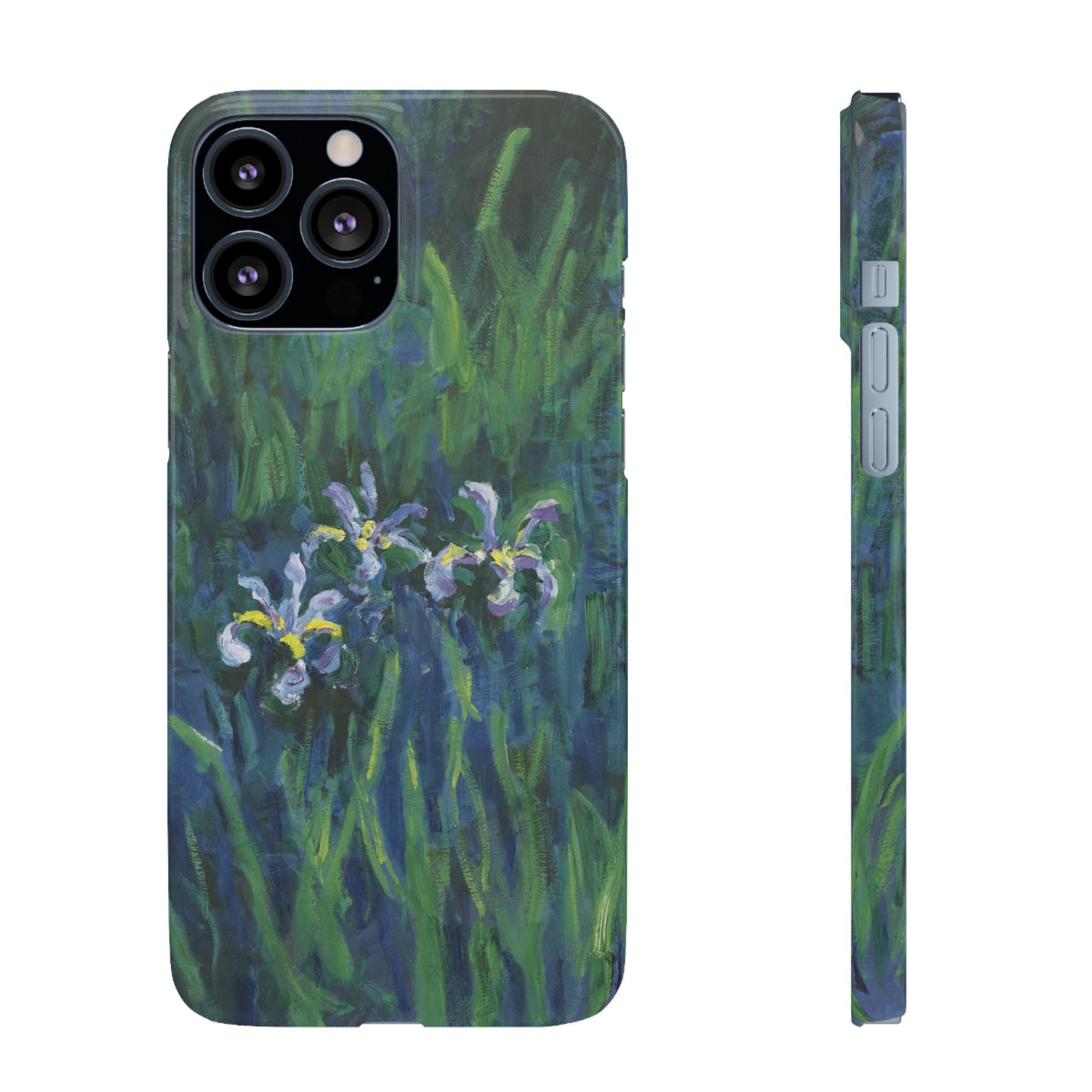 Irises by Claude Monet - iPhone Slim Case