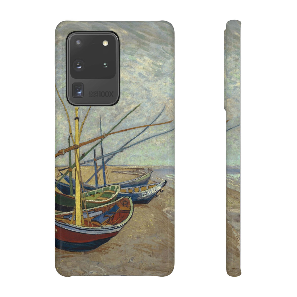 Fishing Boats on the Beach by Vincent van Gogh - Samsung Slim Case