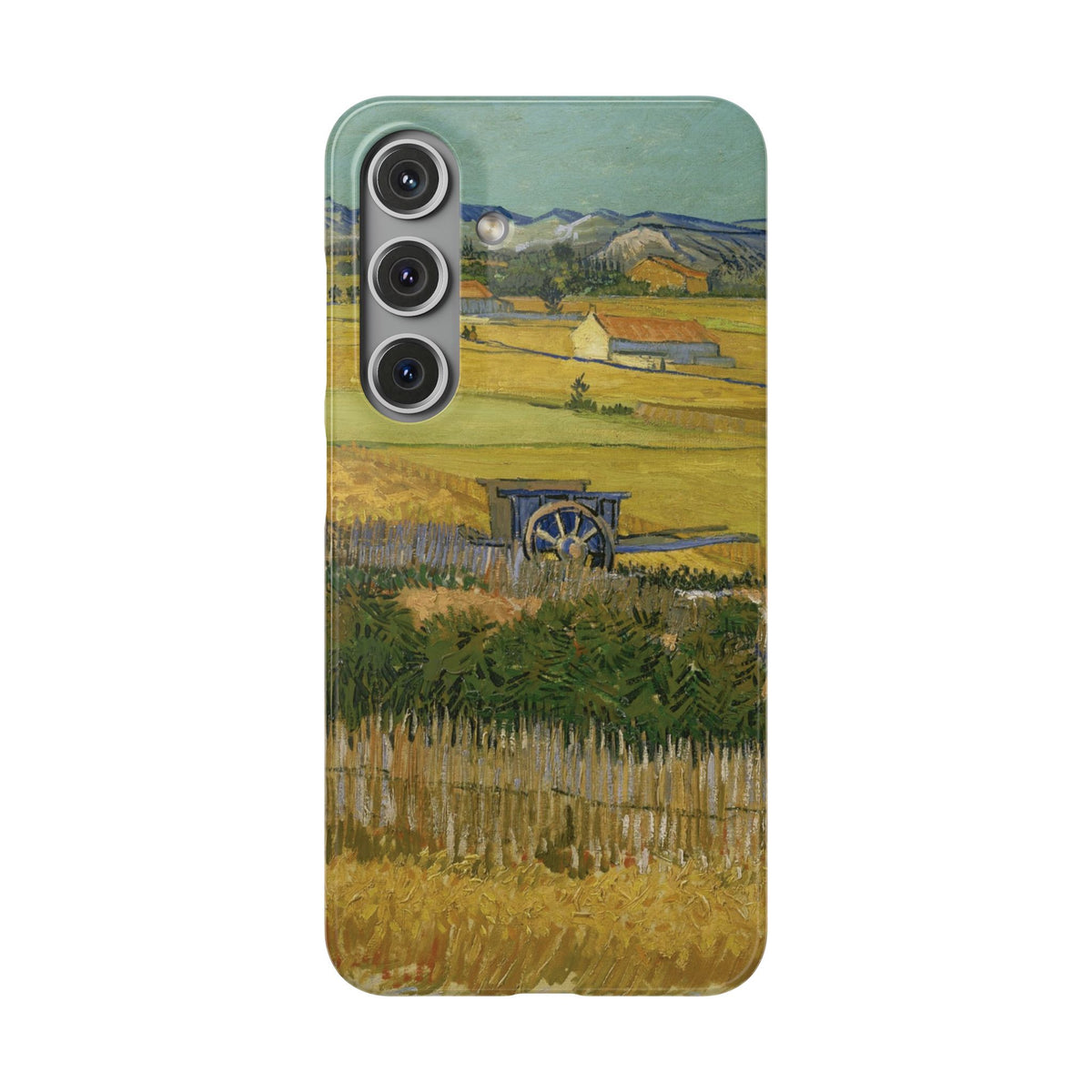 Harvest at La Crau by Vincent van Gogh - Samsung Slim Case