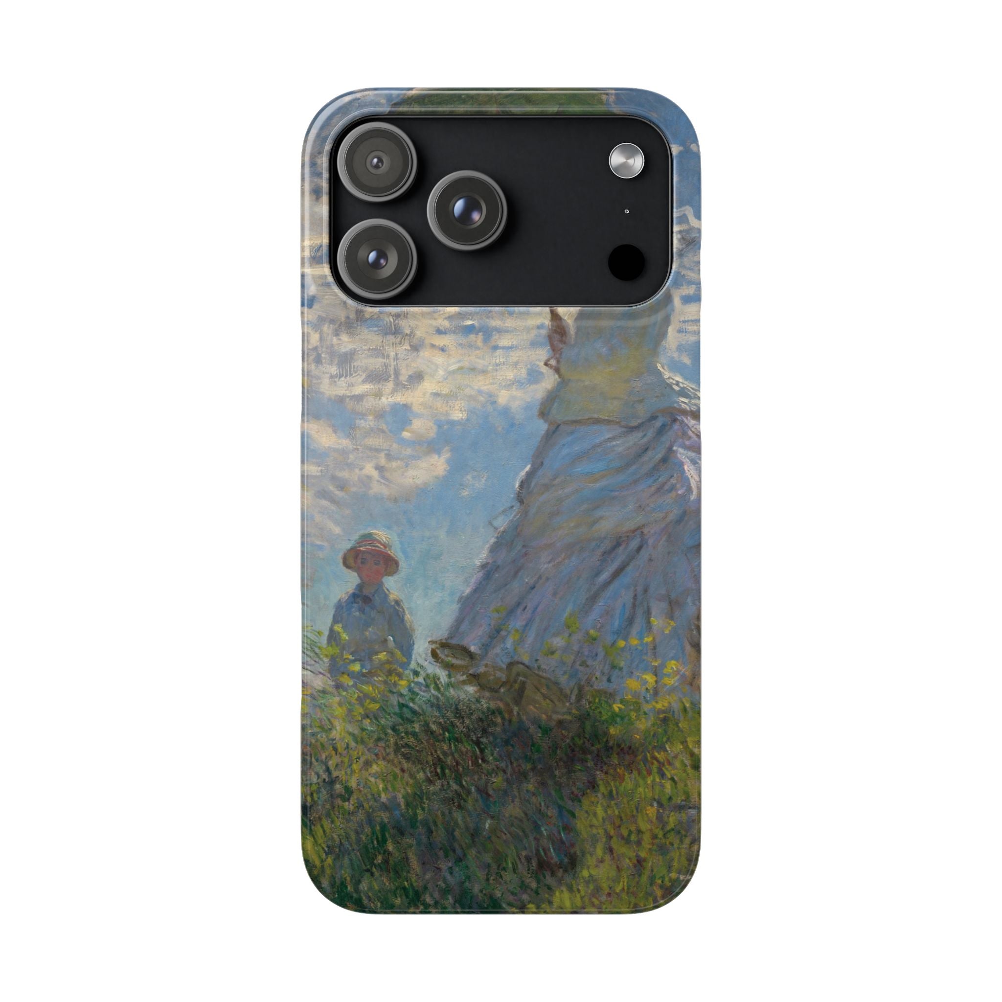 Madame Monet and Her Son by Claude Monet - iPhone Slim Case