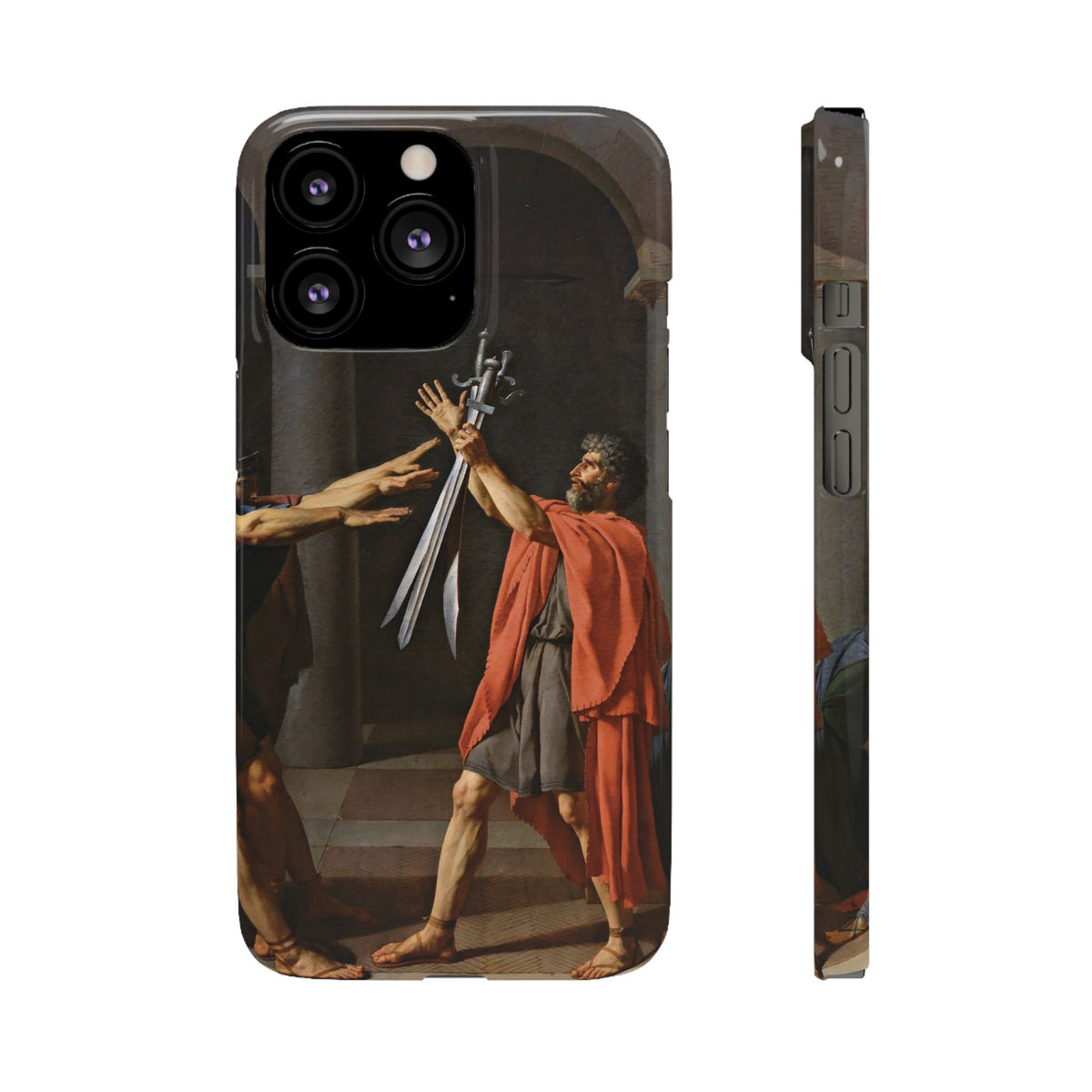 Oath of the Horatii by Jacques-Louis David - iPhone Slim Case