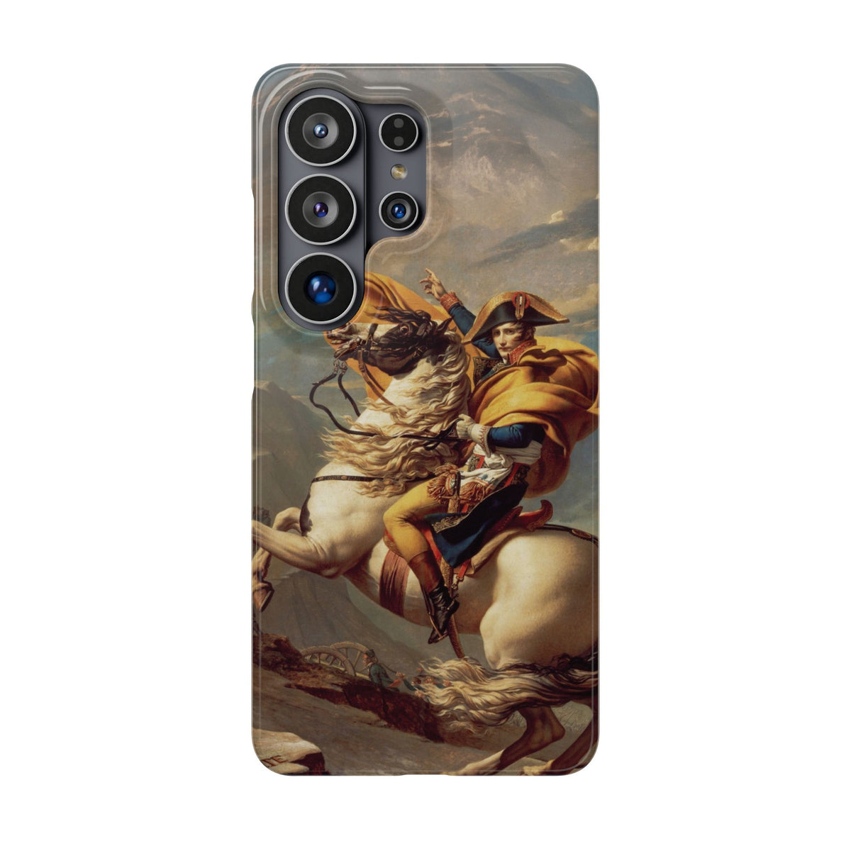 Napoleon at the Saint-Bernard Pass by Jacques-Louis David - Samsung Slim Case