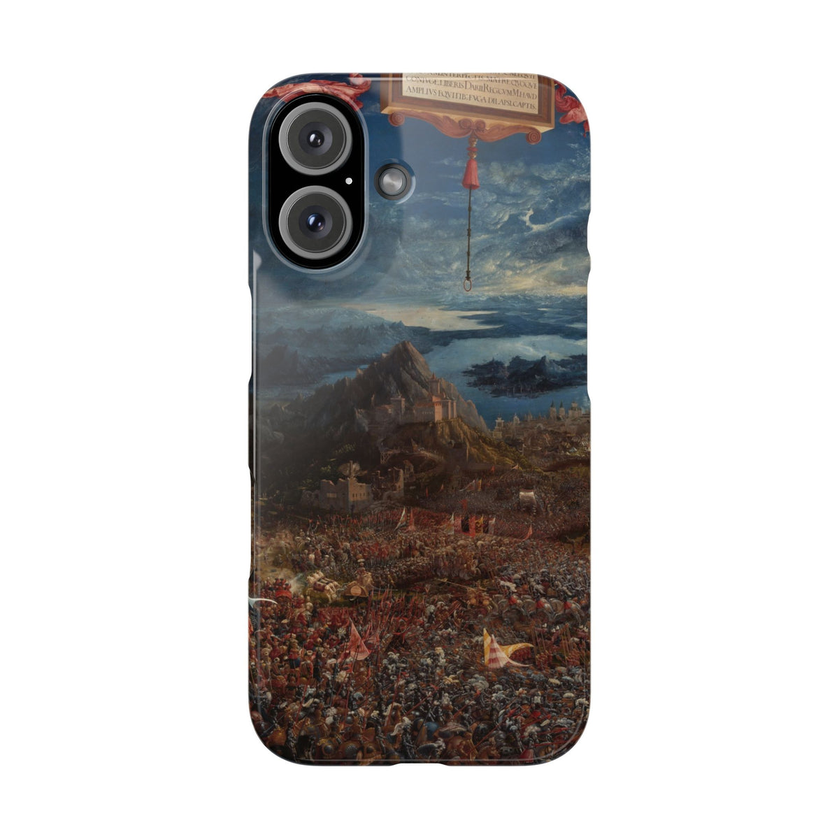 The Battle of Alexander at Issus by Albrecht Altdorfer - iPhone Slim Case