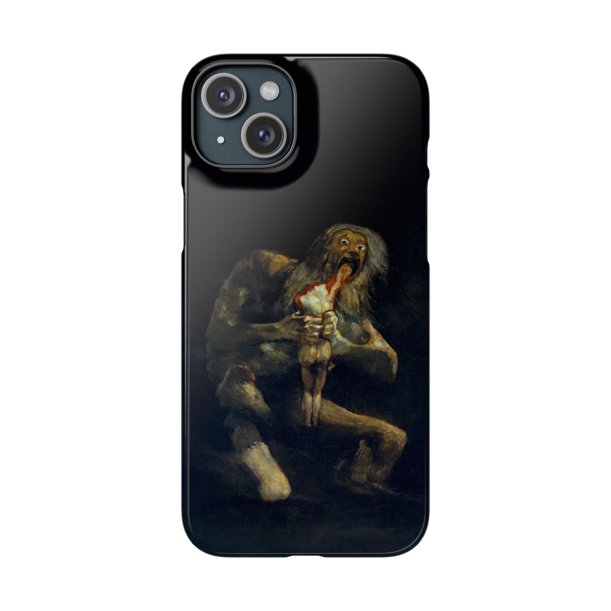 Saturn Devouring His Son by Goya - iPhone Slim Case