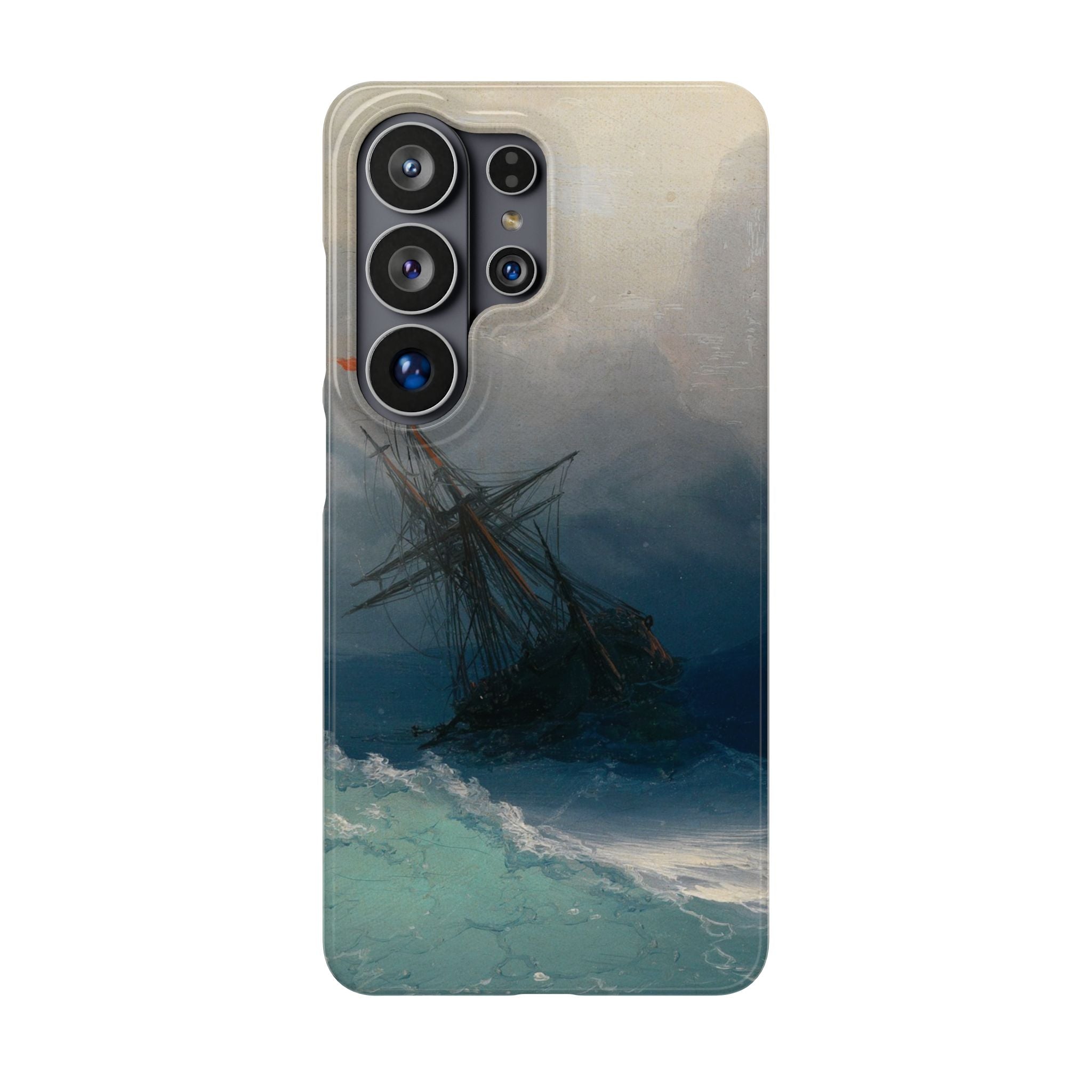 Ship on Stormy Seas by Ivan Aivazovsky - Samsung Slim Case