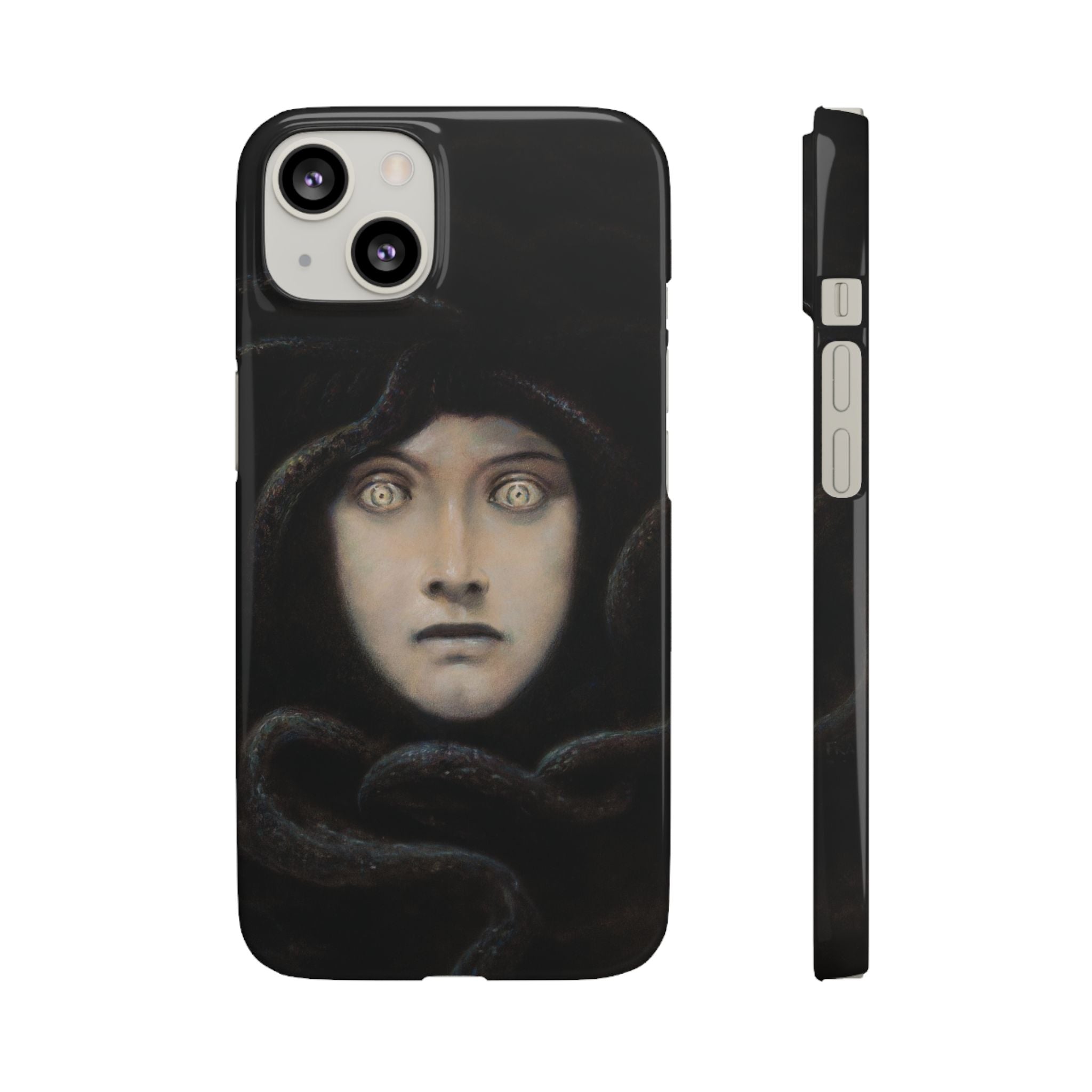 Head of Medusa by Franz von Stuck - iPhone Slim Case