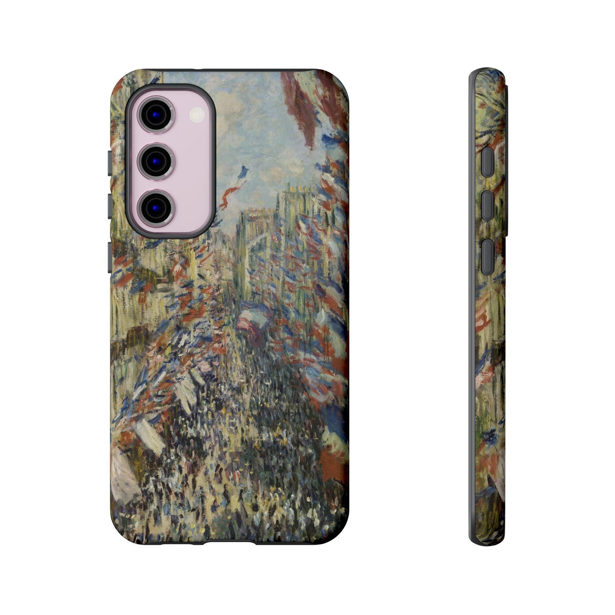 The Rue Montorgueil in Paris by Claude Monet - Samsung Tough Case