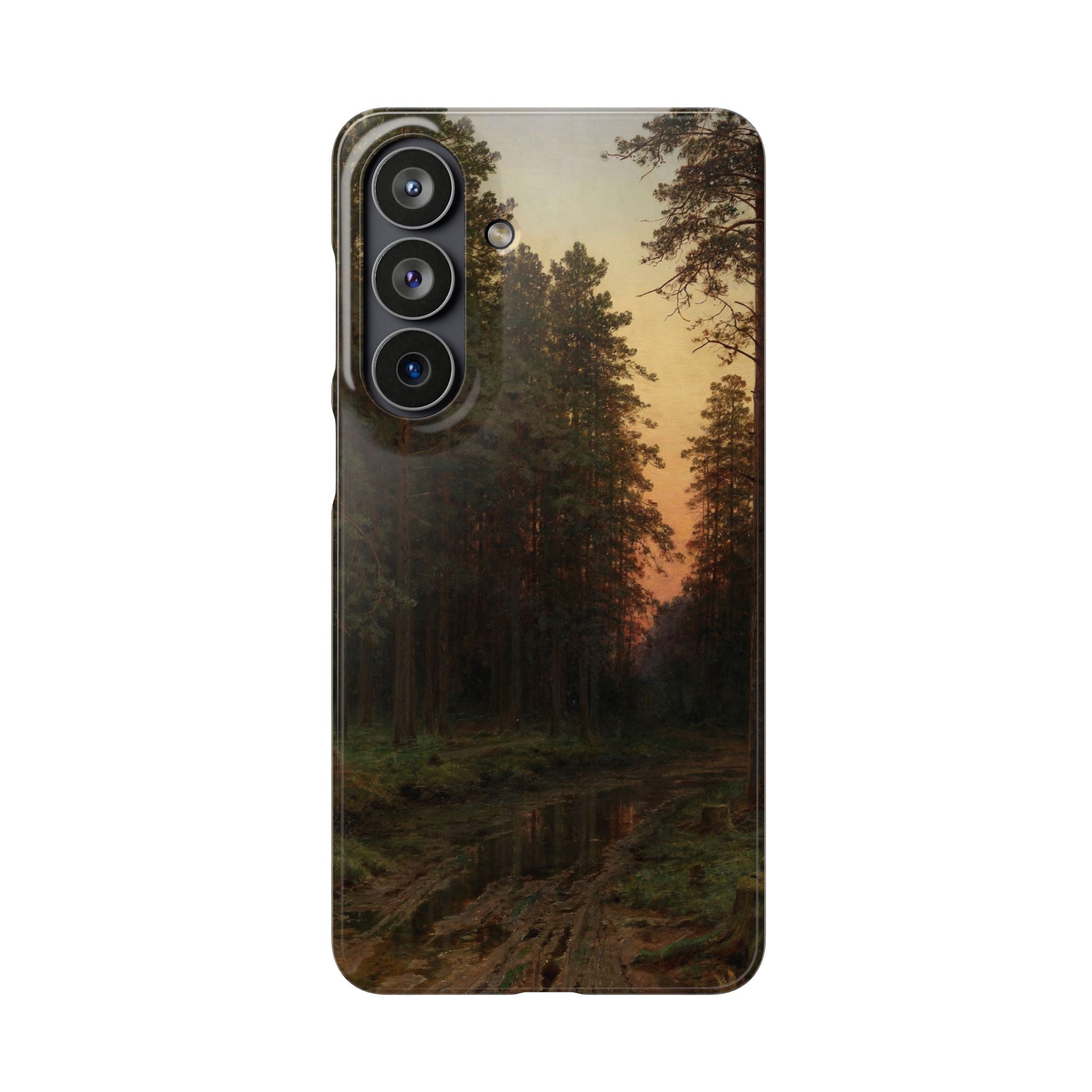 Evening Glow by Ivan Ivanovich Shishkin - Samsung Slim Case