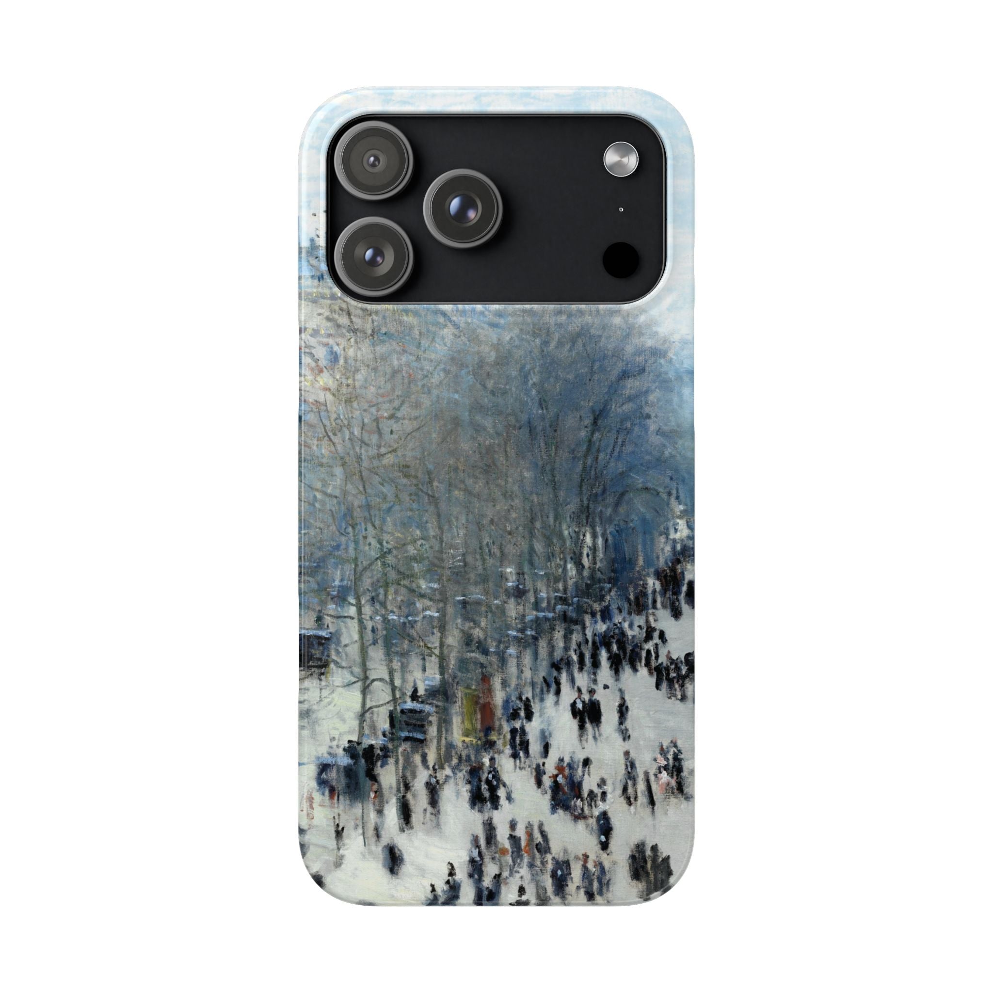 Boulevard des Capucines by Claude Monet - iPhone Slim Case
