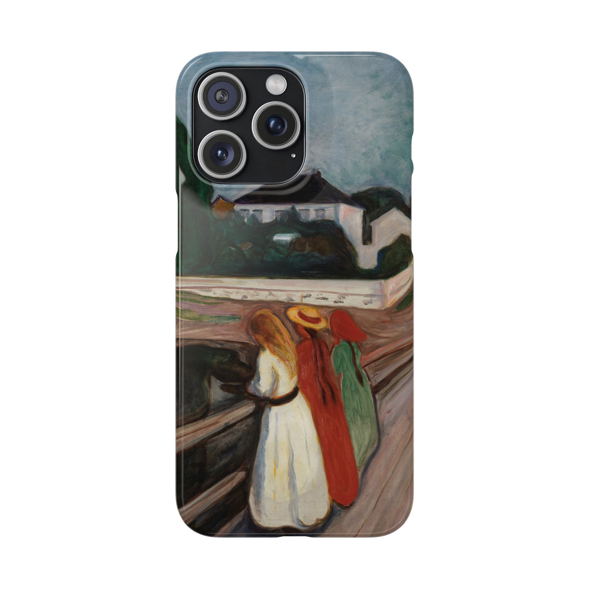 The Girls on the Bridge by Edvard Munch - iPhone Slim Case