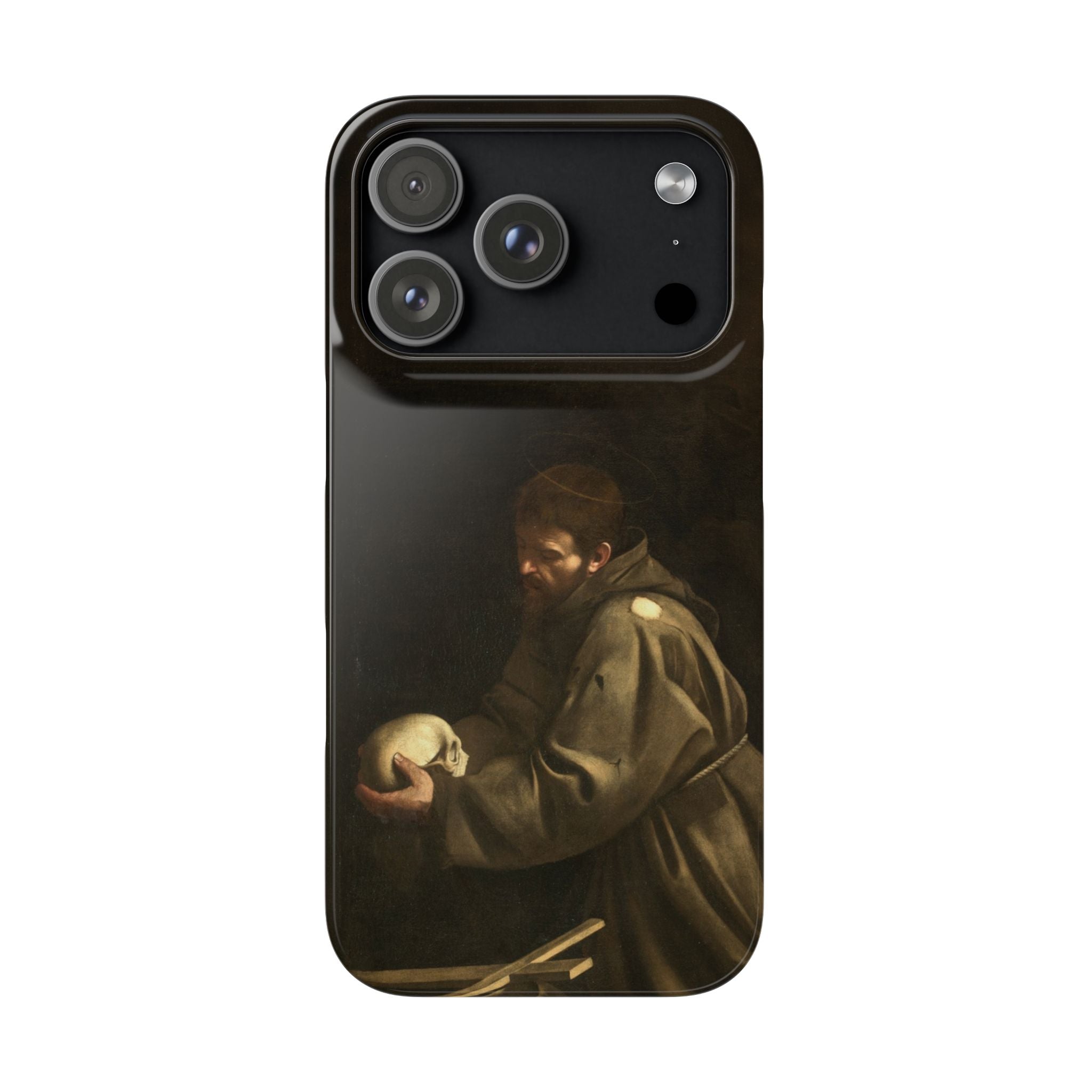 San Francesco in meditazione by Caravaggio - iPhone Slim Case