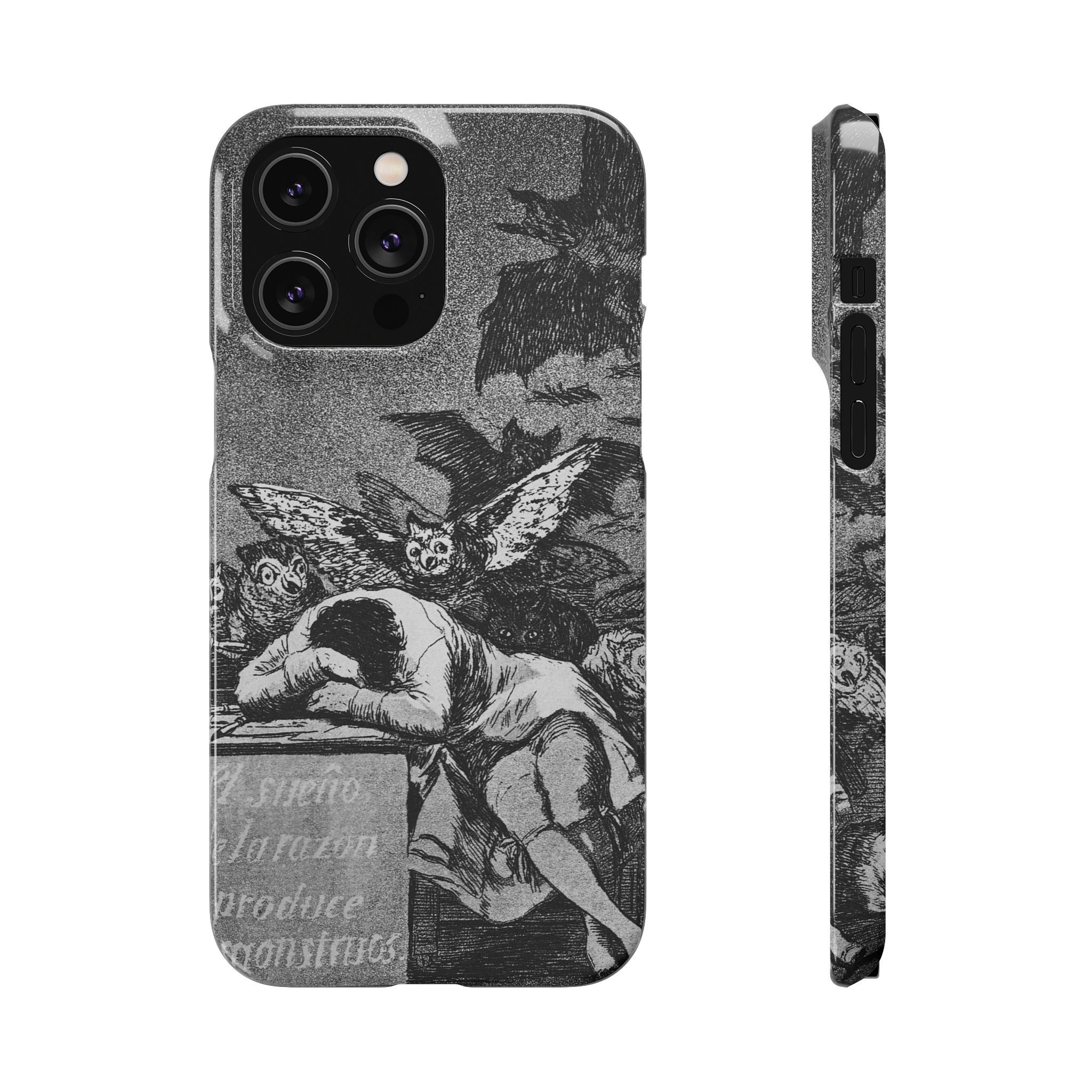 The Sleep of Reason Produces Monsters by Francisco Goya - iPhone Slim Case
