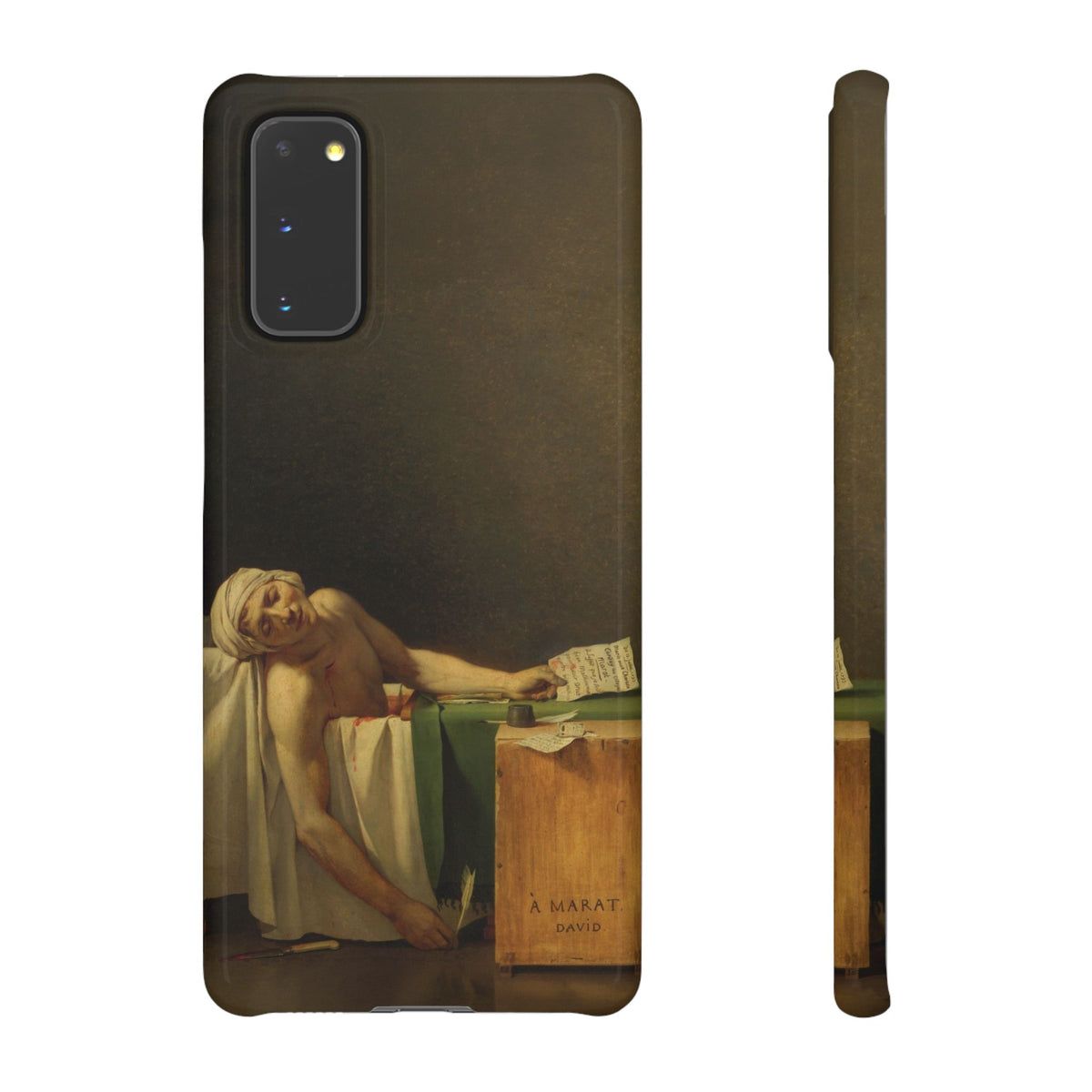 The Death of Marat by Jacques-Louis David - Samsung Slim Case