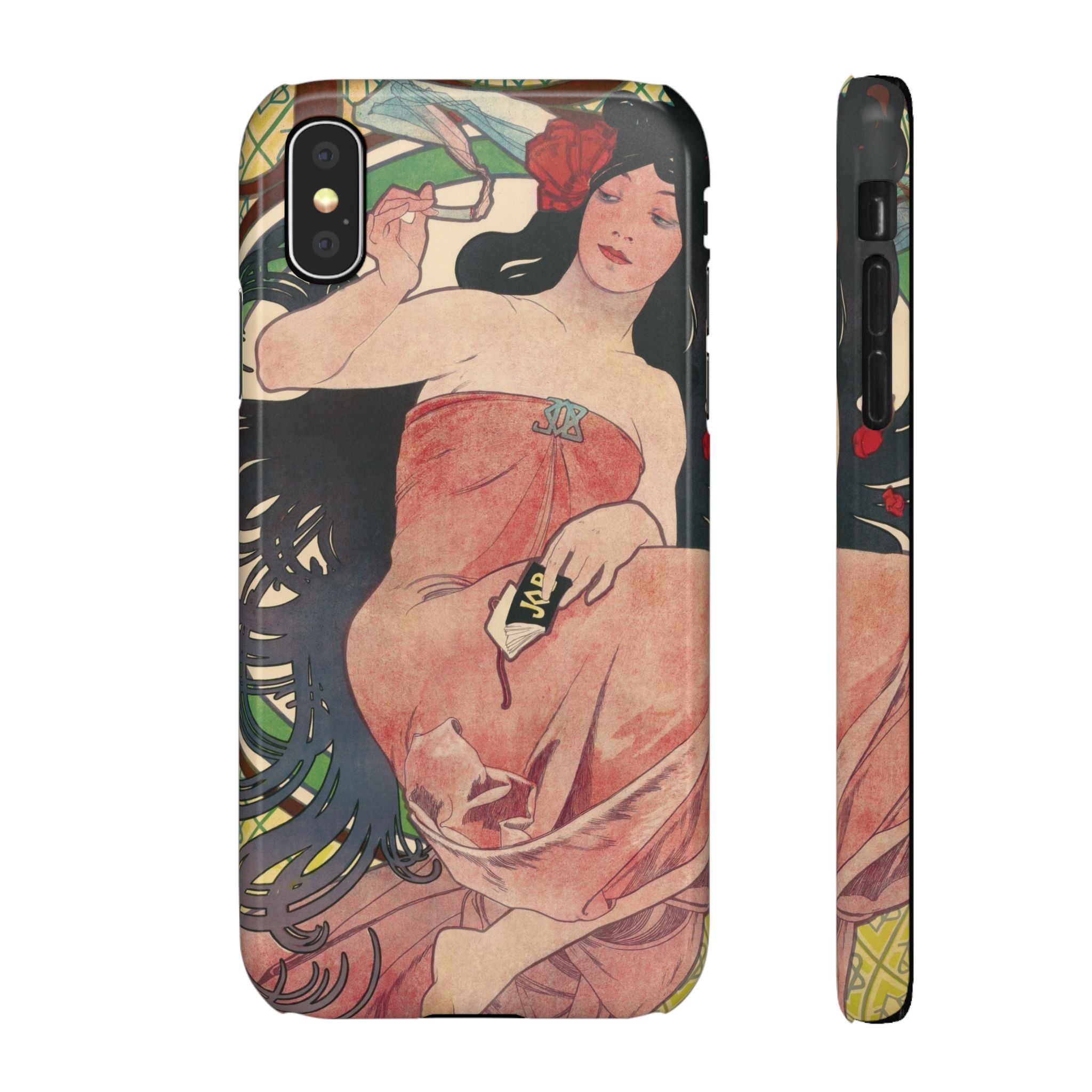 JOB by Alphonse Mucha - iPhone Slim Case