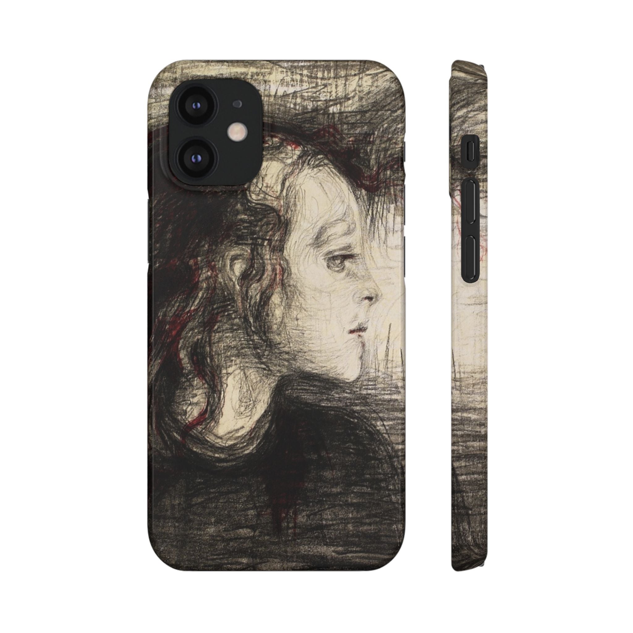 The Sick Child by Edvard Munch - iPhone Slim Case