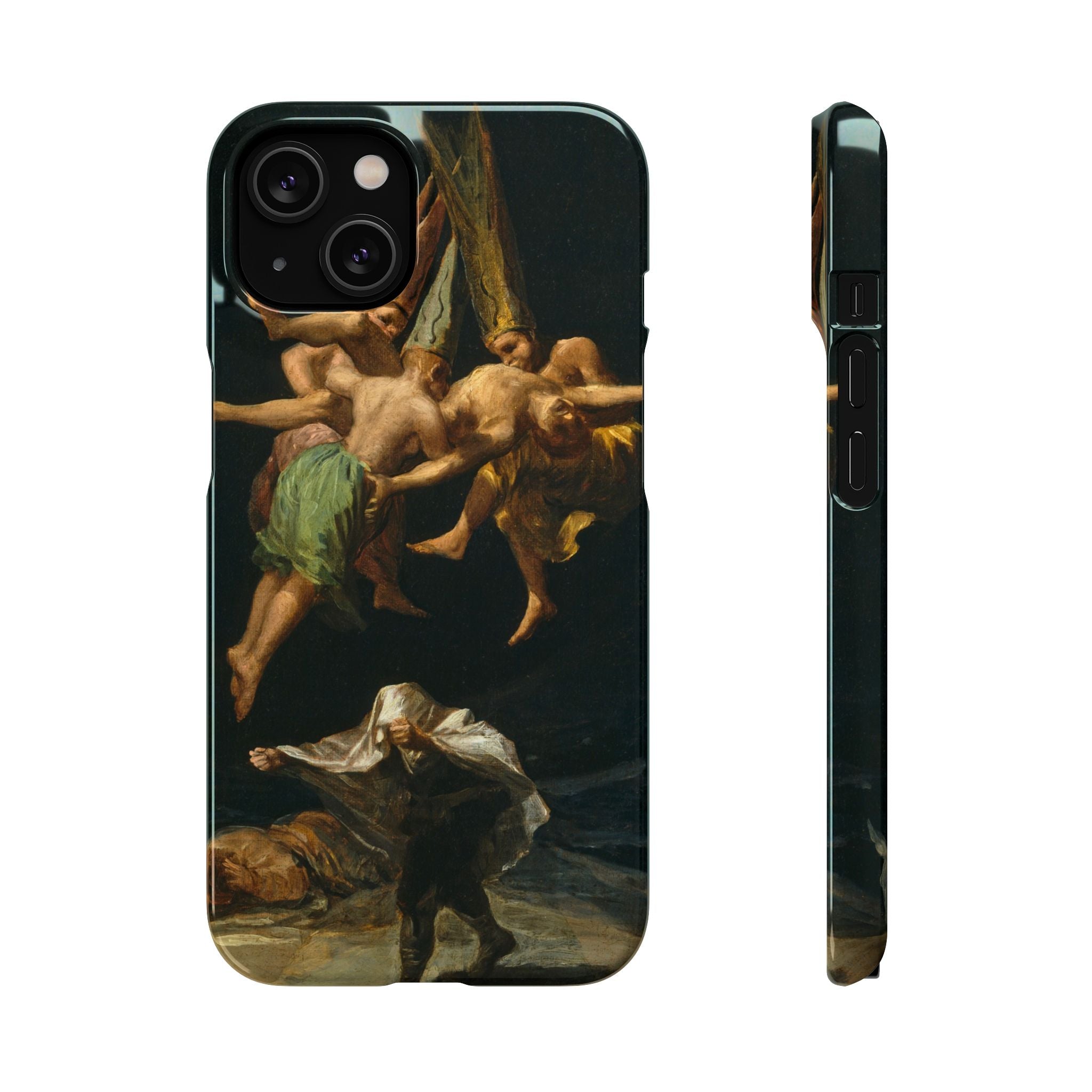 Witches’ Flight by Francisco de Goya - iPhone Slim Case