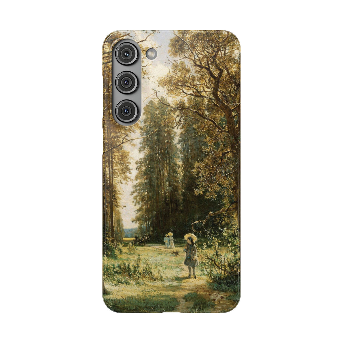 The Path in the Forest by Ivan Ivanovich Shishkin - Samsung Slim Case