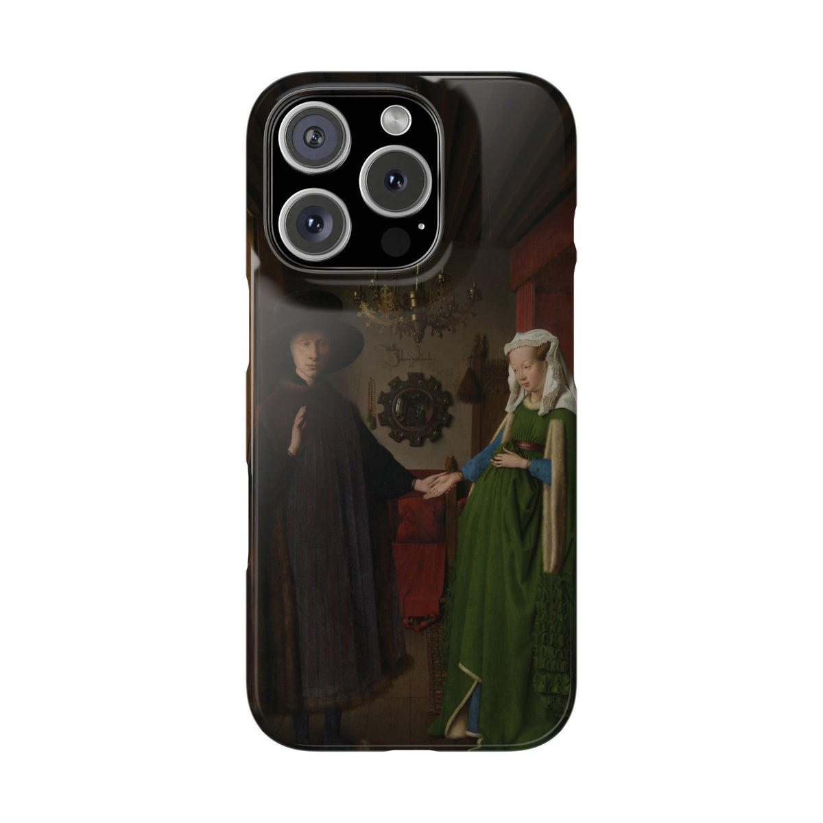 The Arnolfini Portrait by Jan van Eyck - iPhone Slim Case