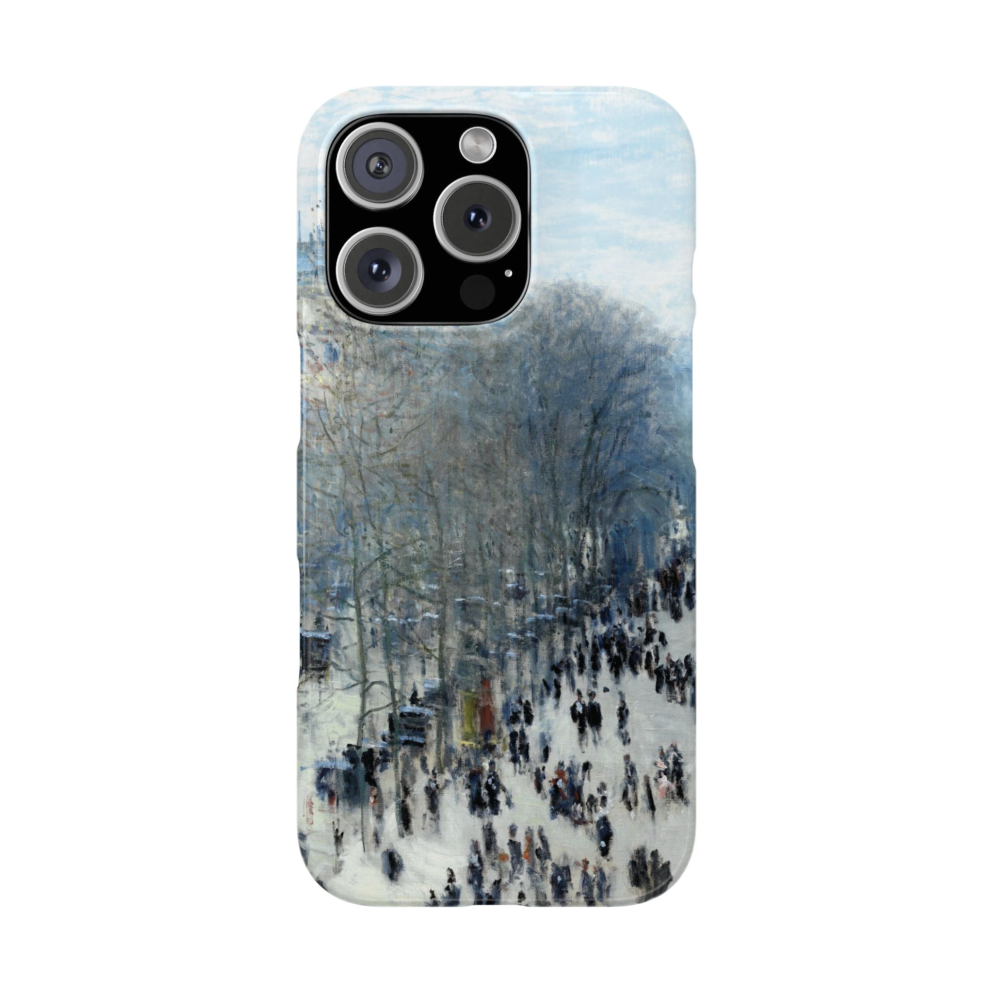 Boulevard des Capucines by Claude Monet - iPhone Slim Case