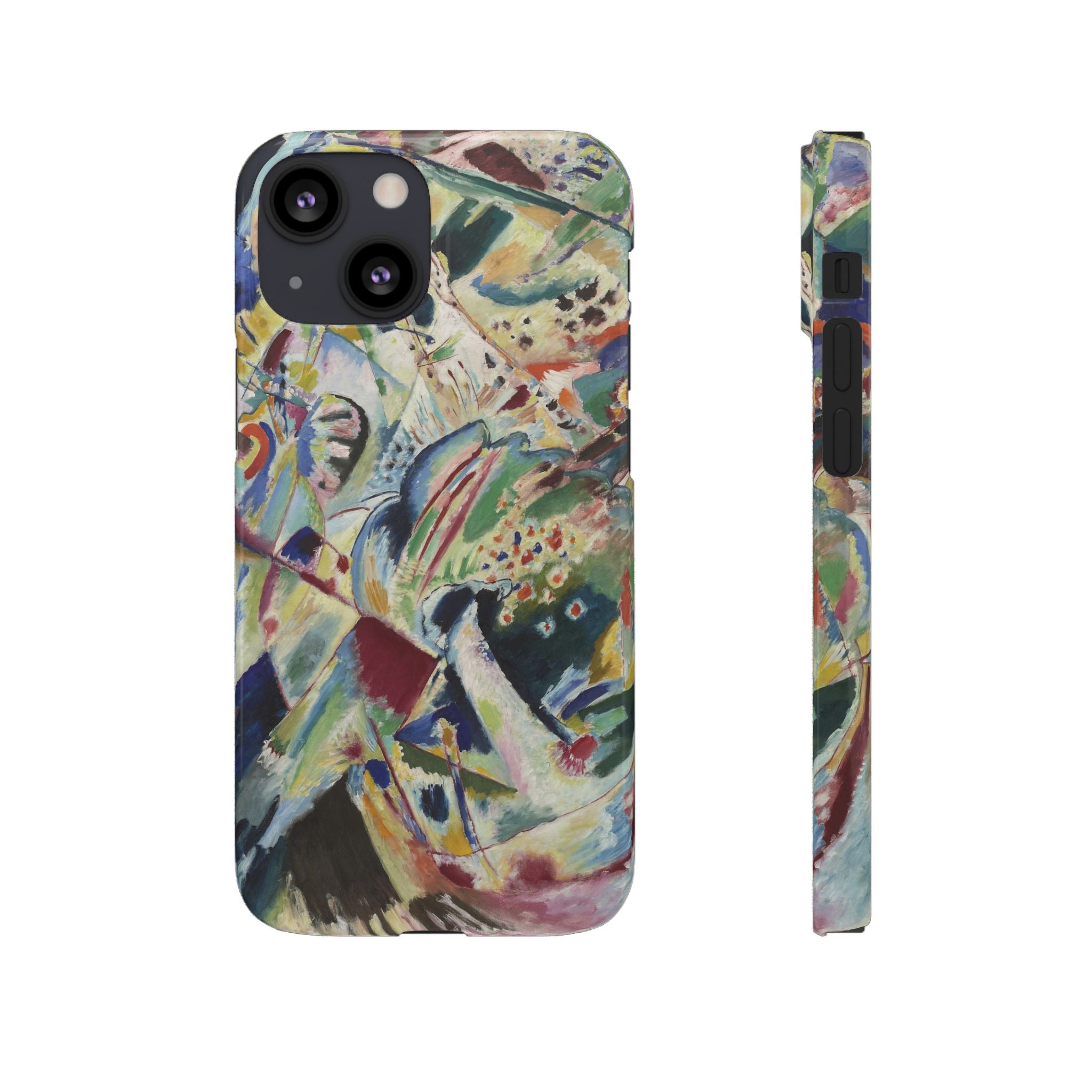 Panel for Edwin R. Campbell No. 4 by Vasily Kandinsky - iPhone Slim Case