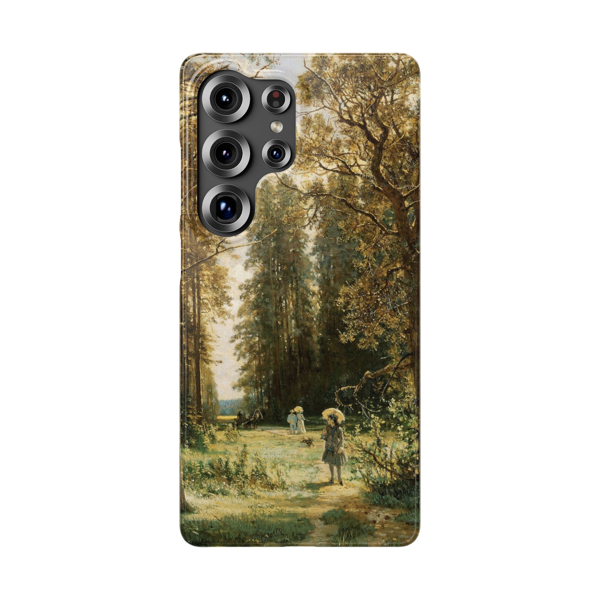 The Path in the Forest by Ivan Ivanovich Shishkin - Samsung Slim Case