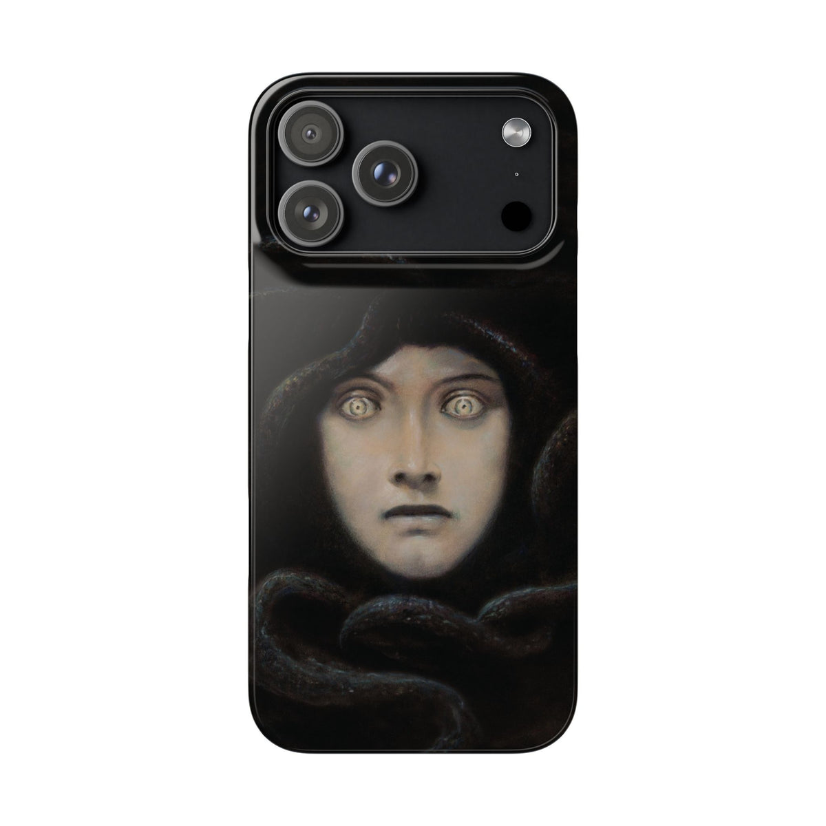 Head of Medusa by Franz von Stuck - iPhone Slim Case
