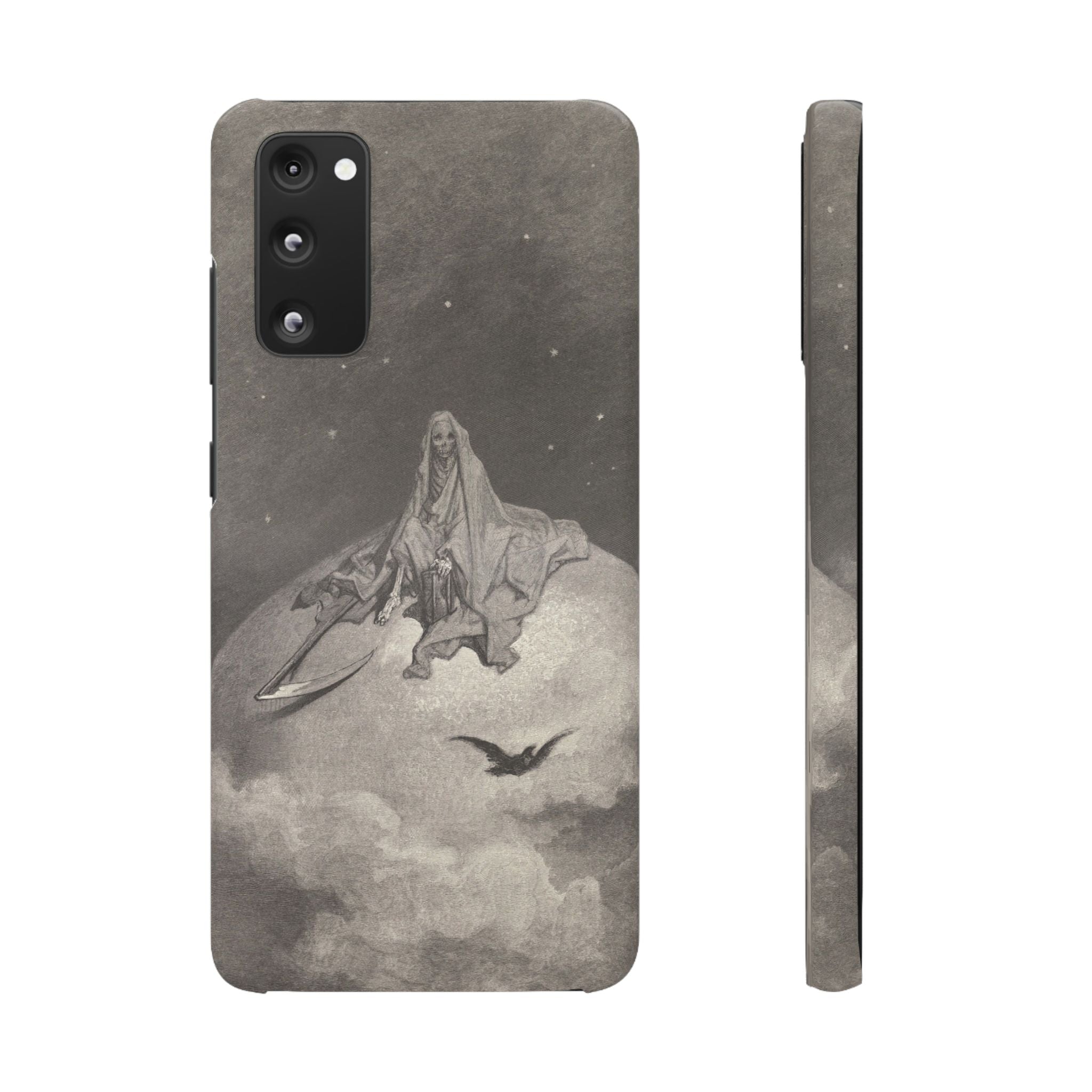 Doubting, dreaming dreams no mortal ever dared to dream before by Gustave Doré - Samsung Slim Case