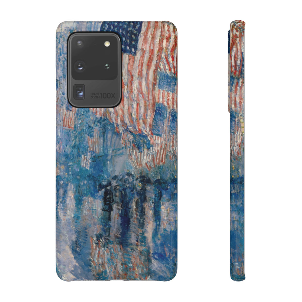 The Avenue in the Rain by Childe Hassam - Samsung Slim Case