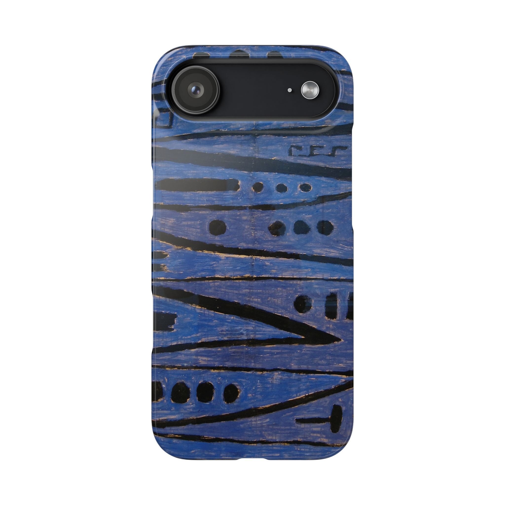 Heroic strokes of the bow by Paul Klee - iPhone Slim Case