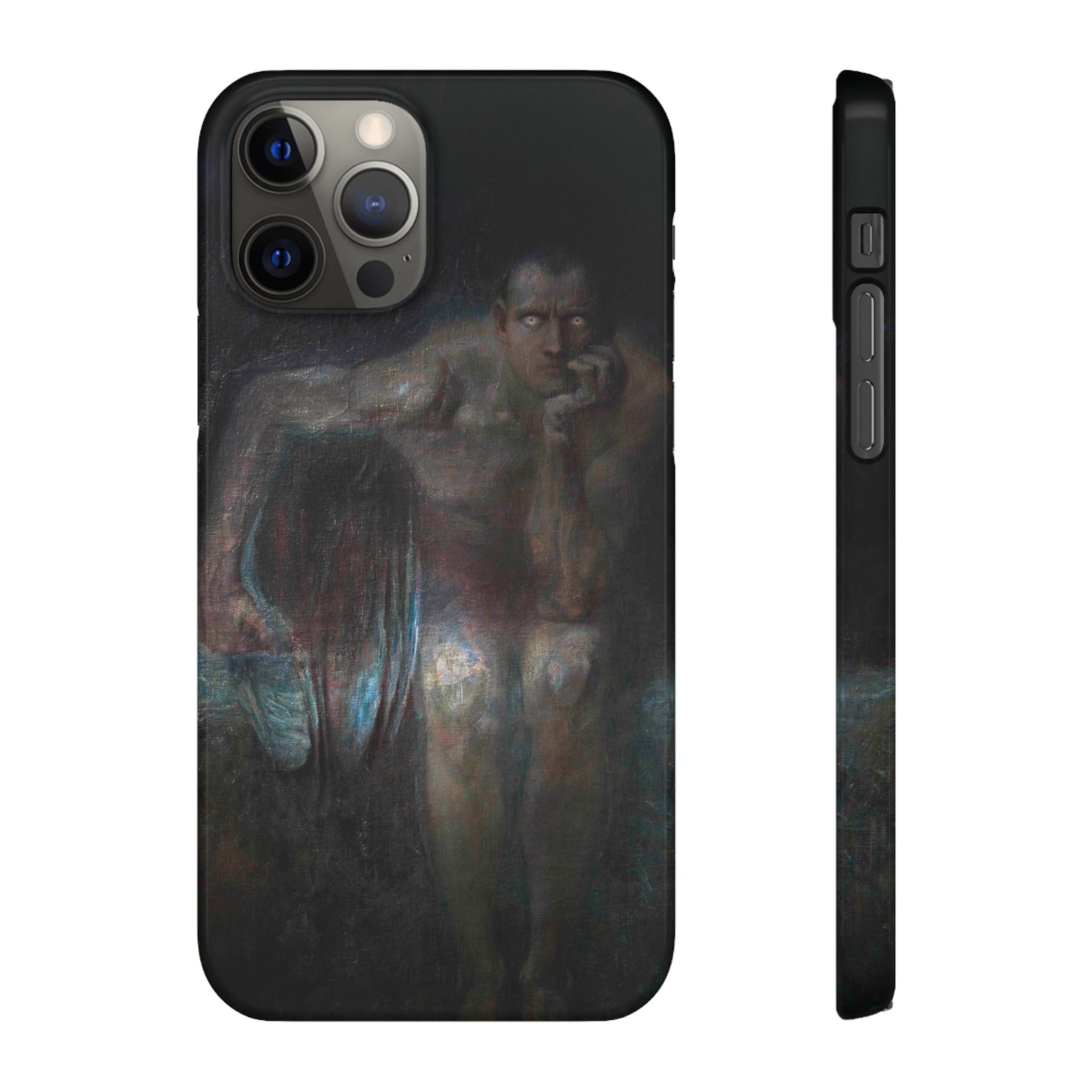 Lucifer by Franz von Stuck - iPhone Slim Case
