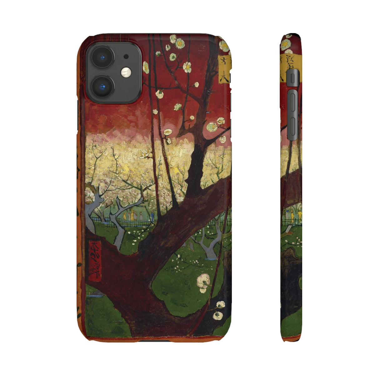 Flowering Plum Tree after Hiroshige by Vincent van Gogh - iPhone Slim Case
