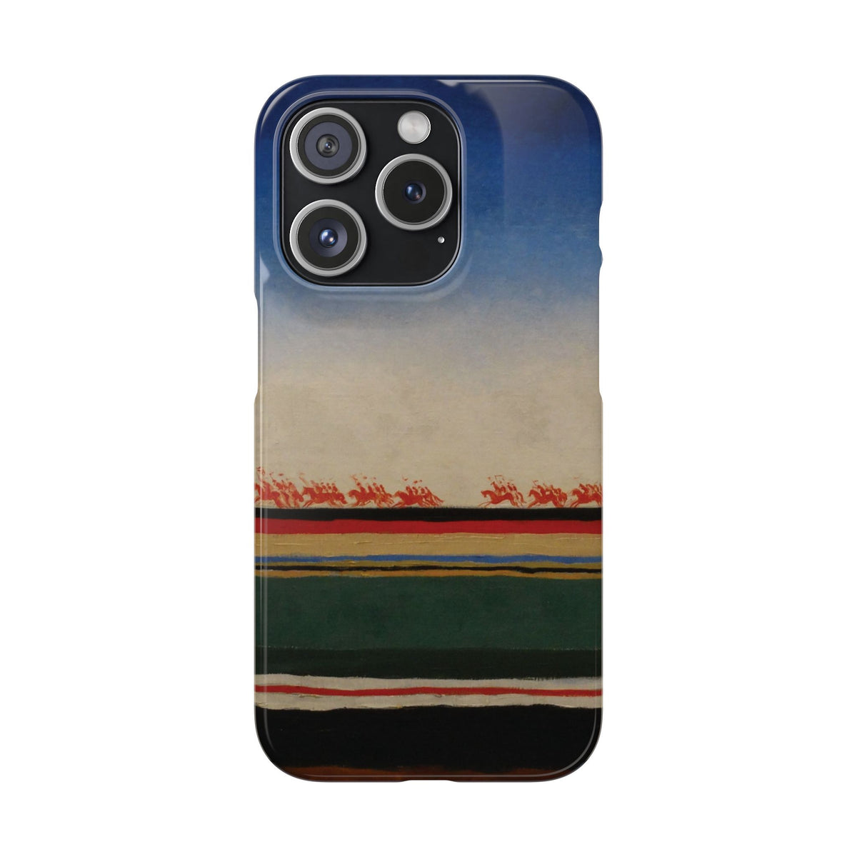 Red Cavalry Riding by Kazimir Malevich - iPhone Slim Case