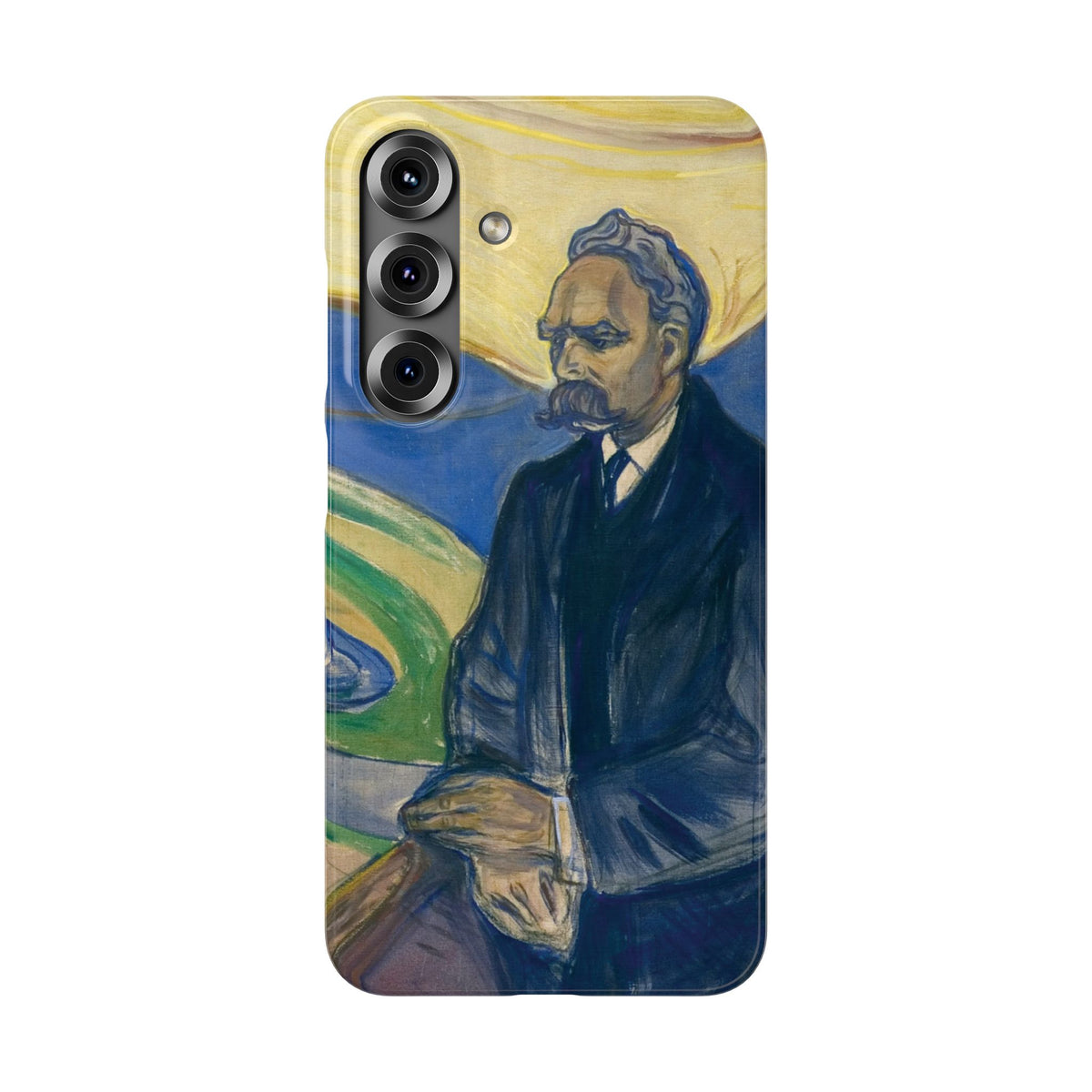 Portrait of Friedrich Nietzsche by Edvard Munch - Samsung Slim Case