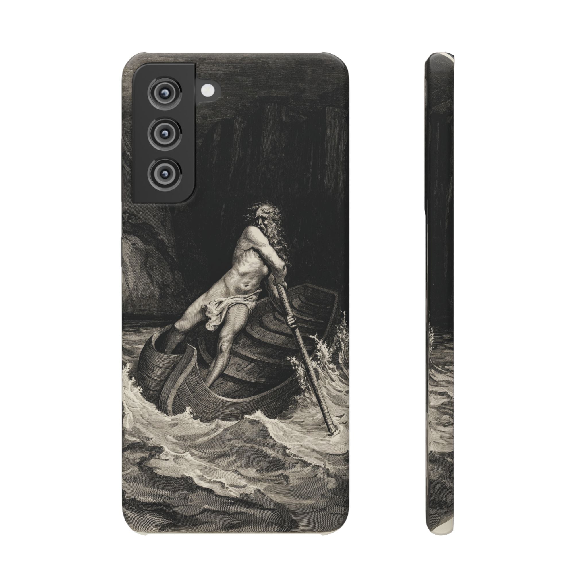 Canto III – Charon by Gustave Doré - Samsung Slim Case