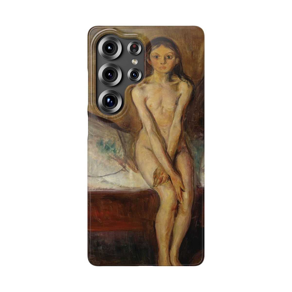 Puberty by Edvard Munch - Samsung Slim Case