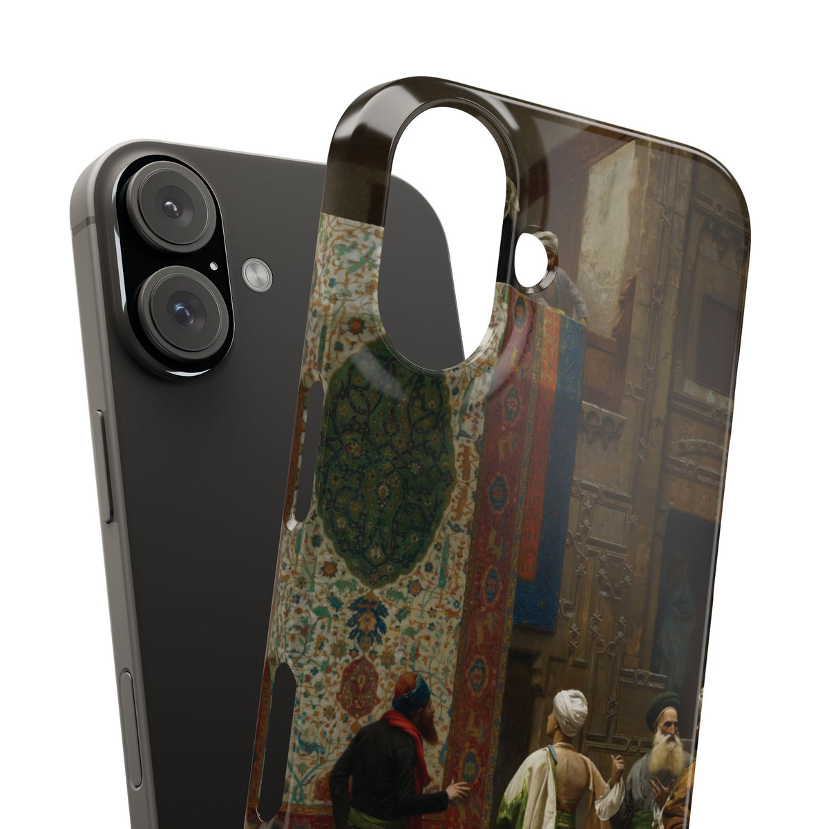 The Carpet Merchant by Jean-Leon Gerome - iPhone Slim Case