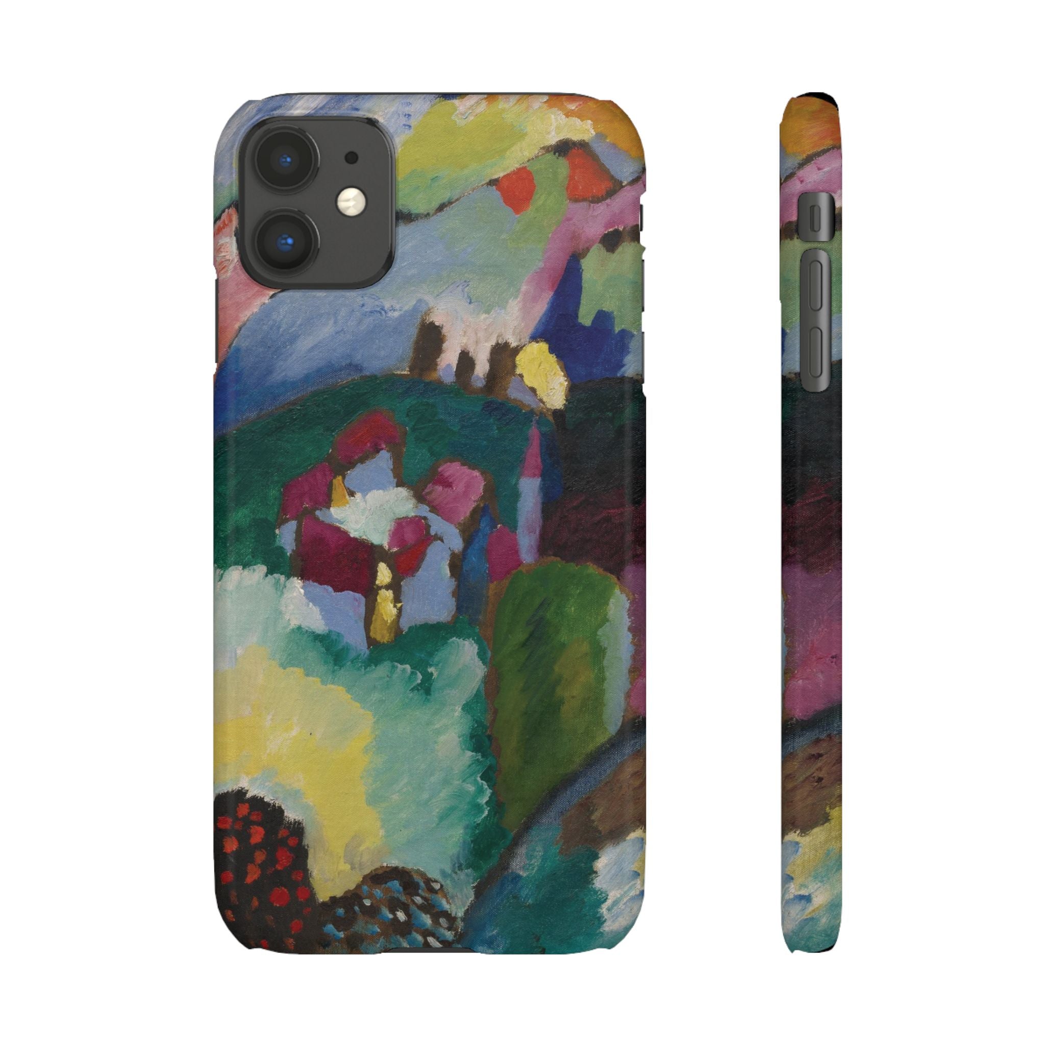 Landscape with Factory Chimney by Vasily Kandinsky - iPhone Slim Case