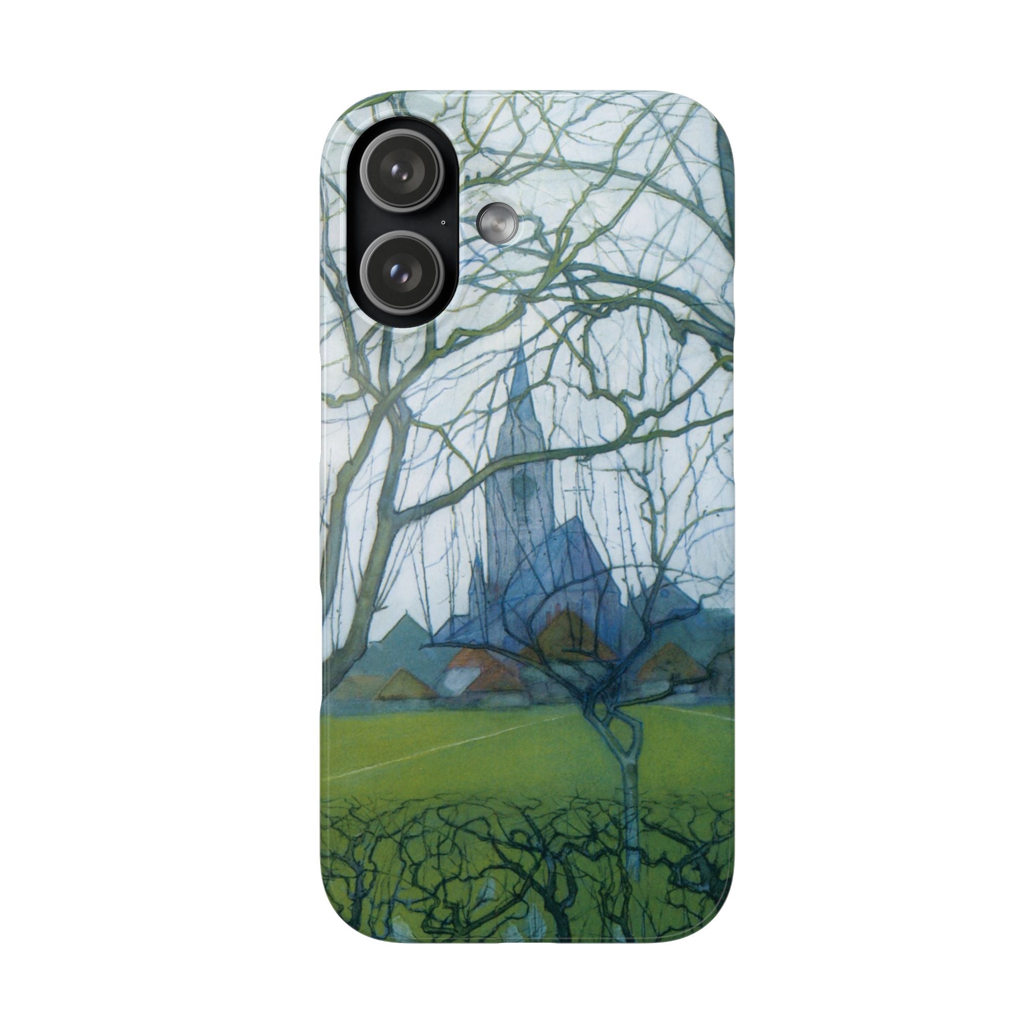 St Jacobs Church by Piet Mondrian - iPhone Slim Case