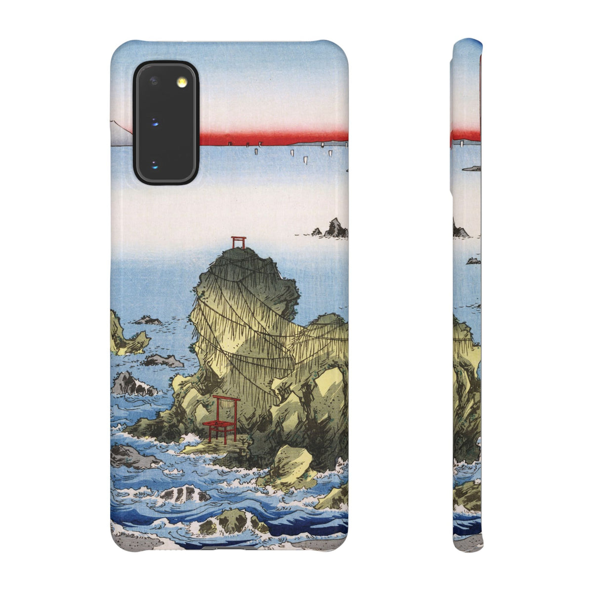 Futamigaura in Ise Province by Utagawa Hiroshige - Samsung Slim Case