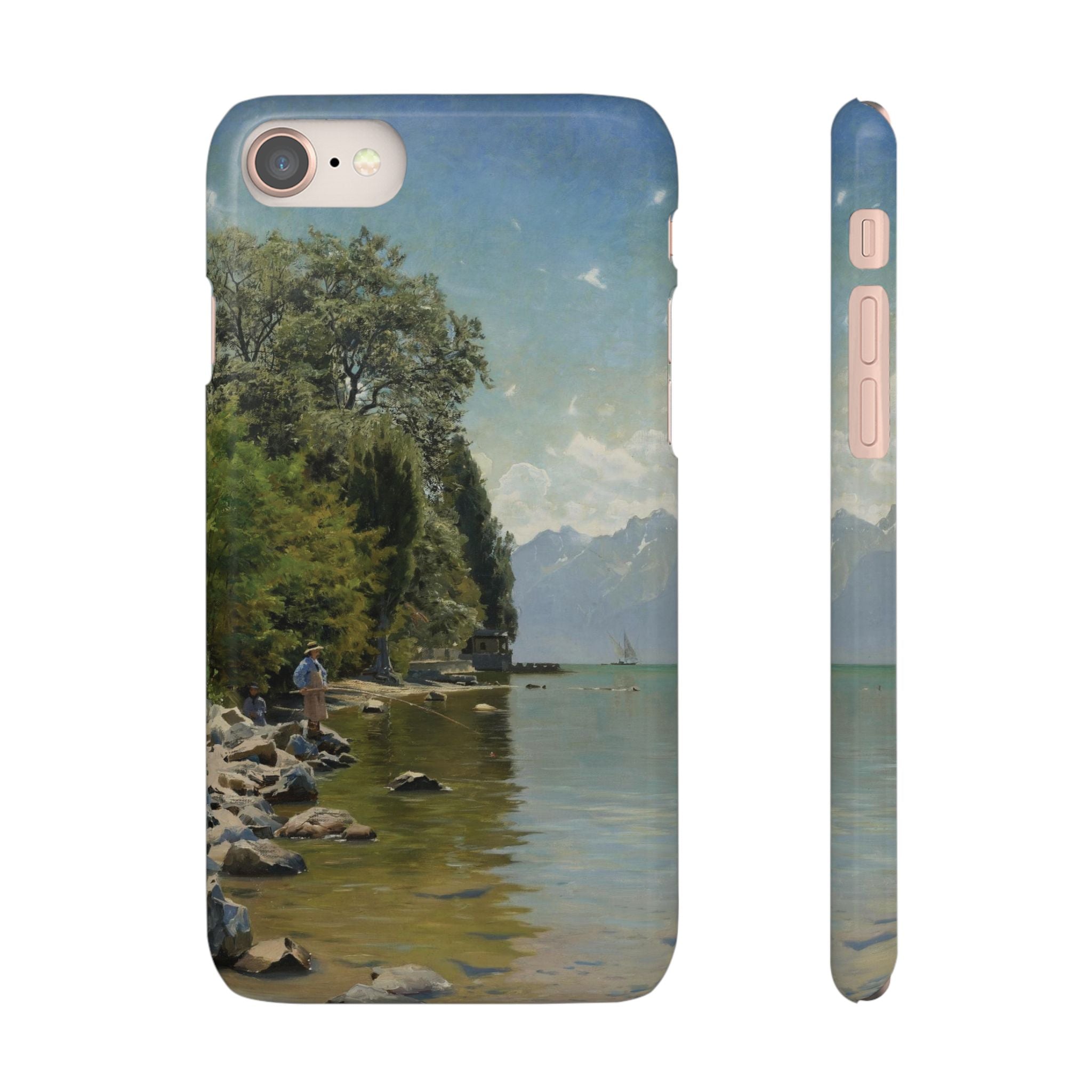 Lac Leman by Peder Mork Monsted - iPhone Slim Case