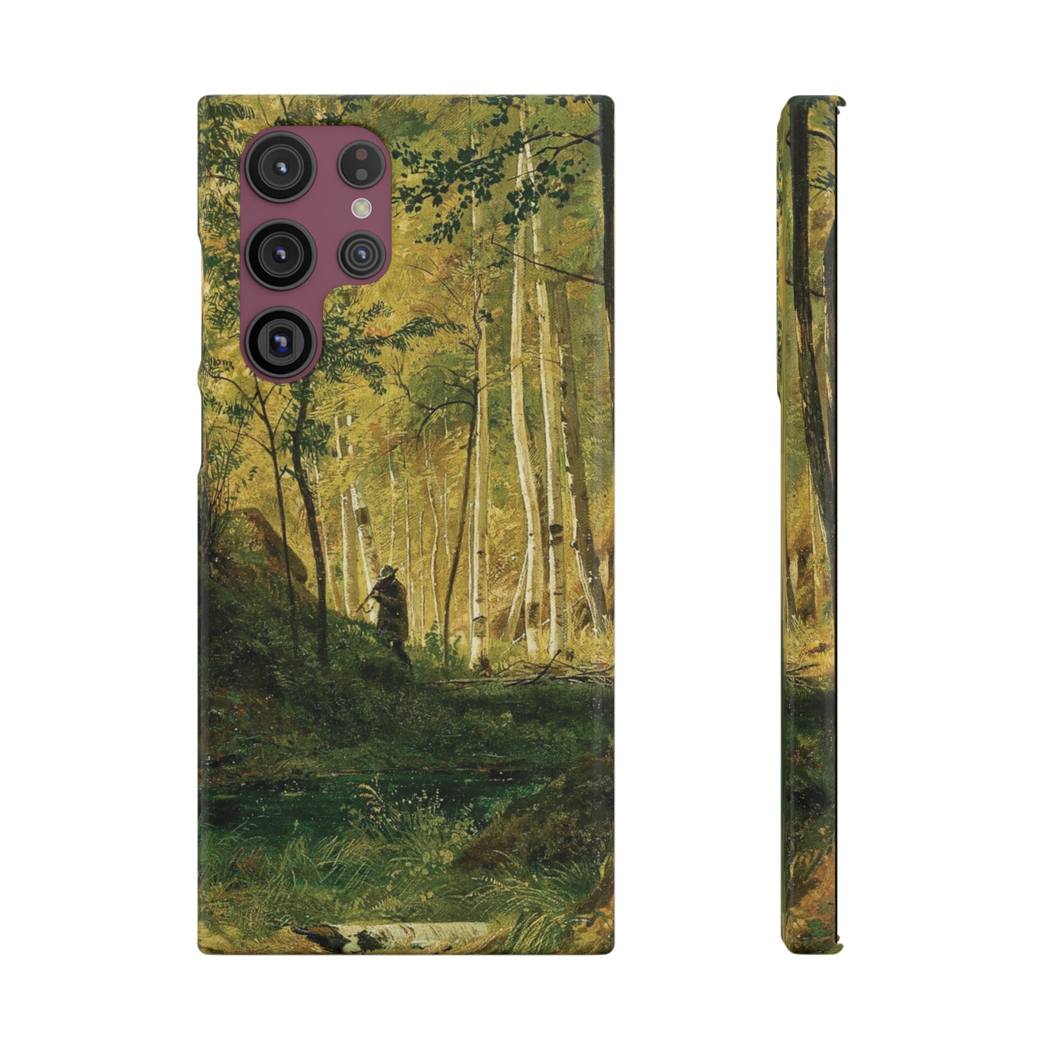 Landscape with a Hunter Valaam Island by Ivan Ivanovich Shishkin - Samsung Slim Case