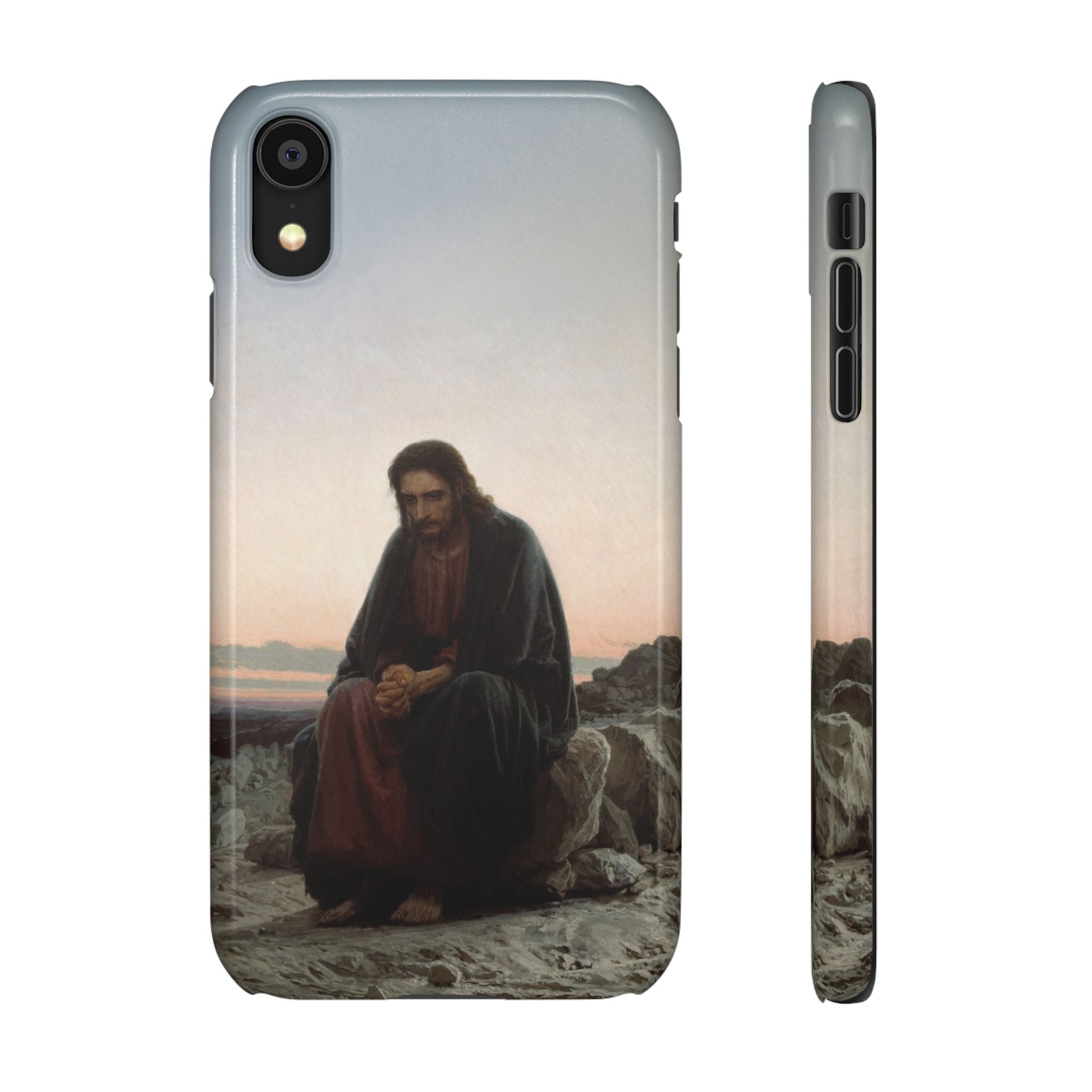 Christ in the Desert by Ivan Kramskoy - iPhone Slim Case