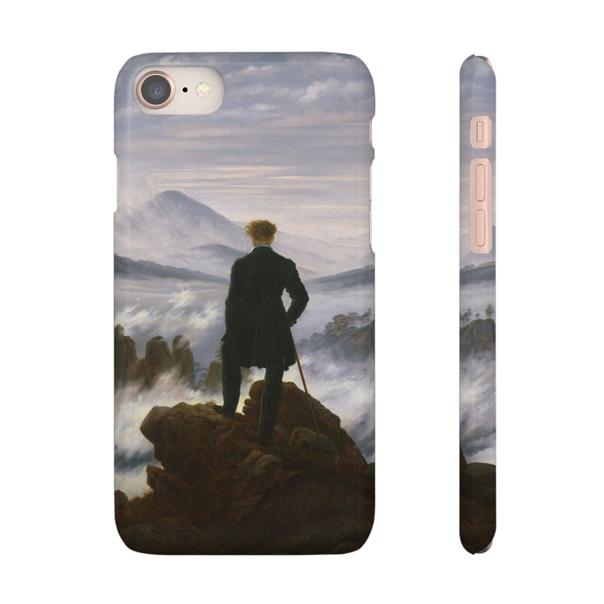The Wanderer above the Sea of Fog by Caspar David Friedrich - iPhone Slim Case