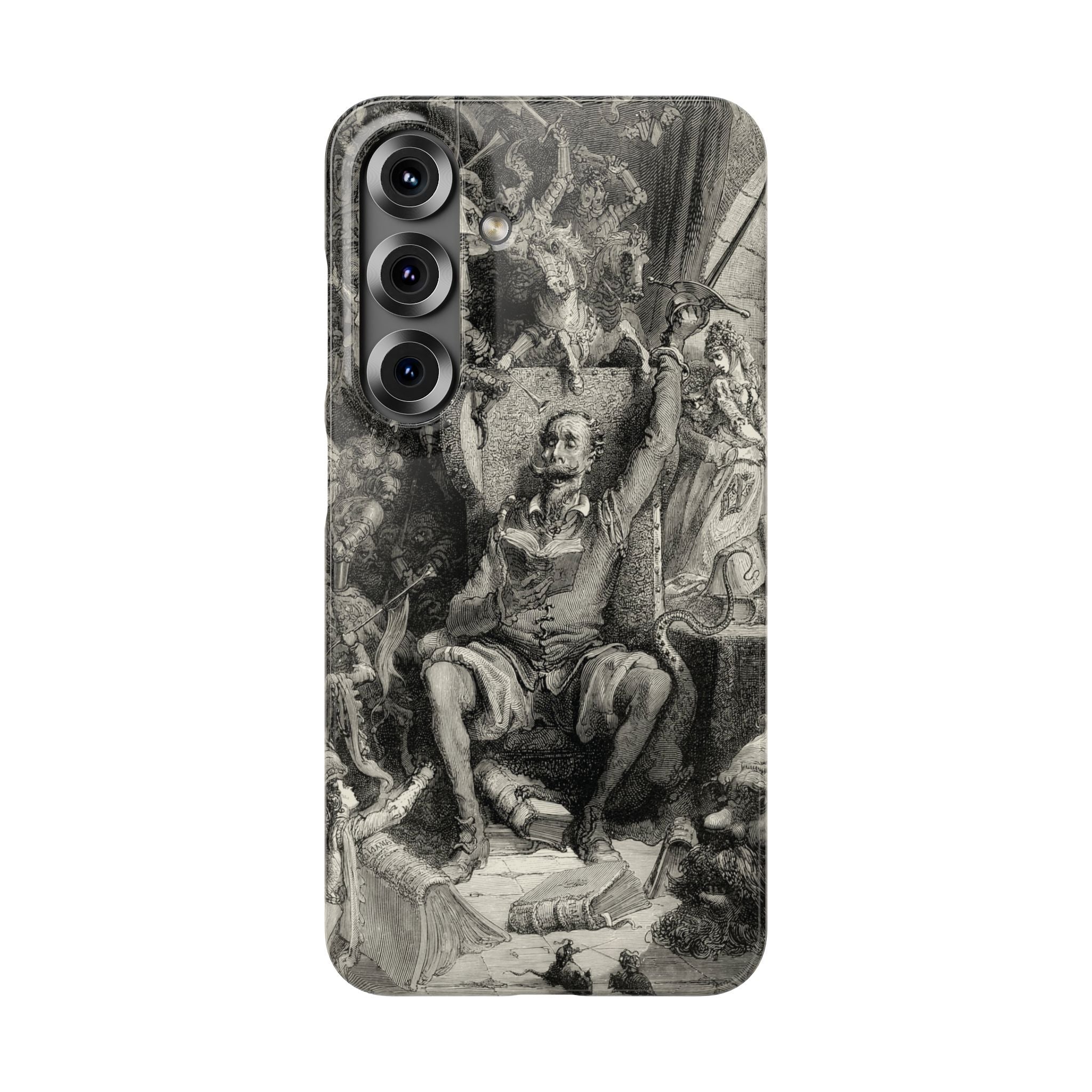 Don Quixote and His Visions by Gustave Doré - Samsung Slim Case