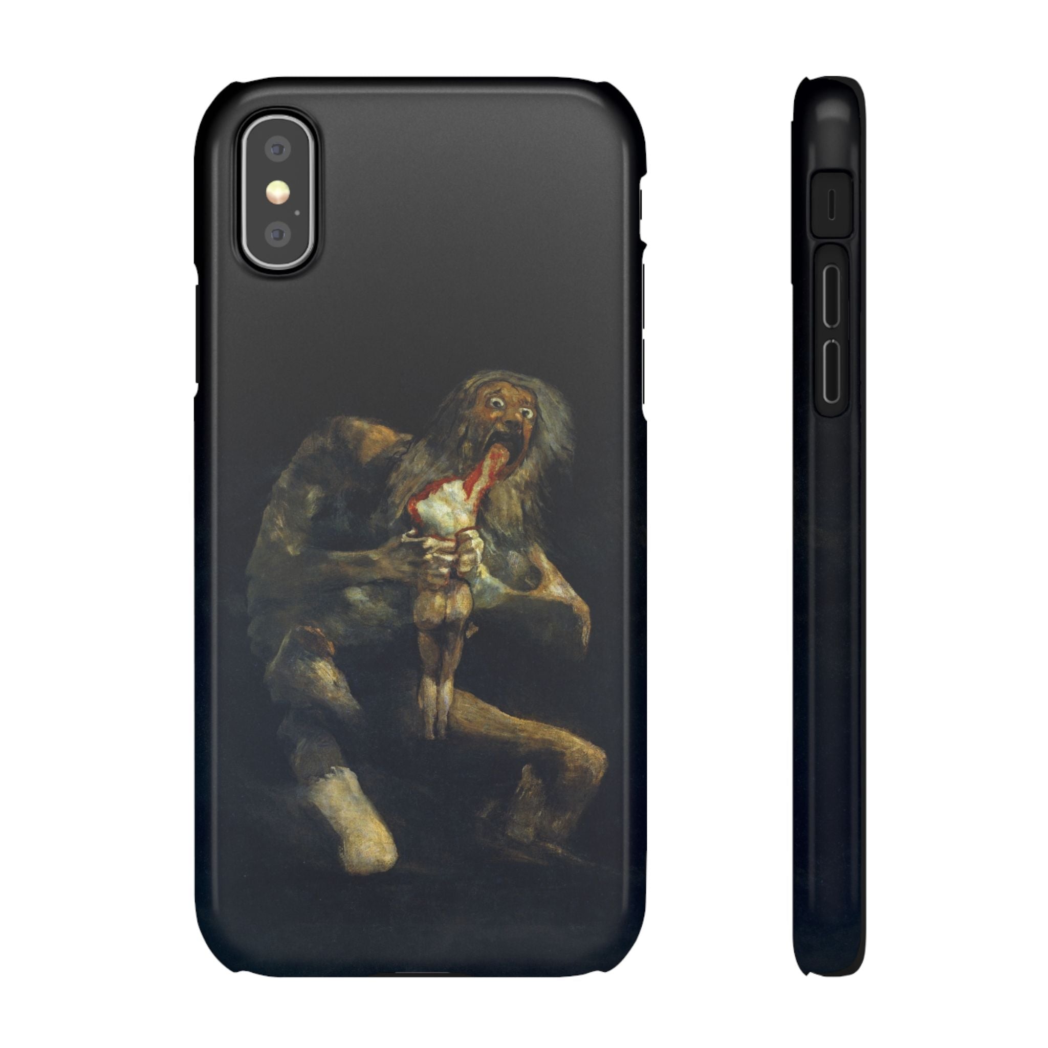 Saturn Devouring His Son by Goya - iPhone Slim Case