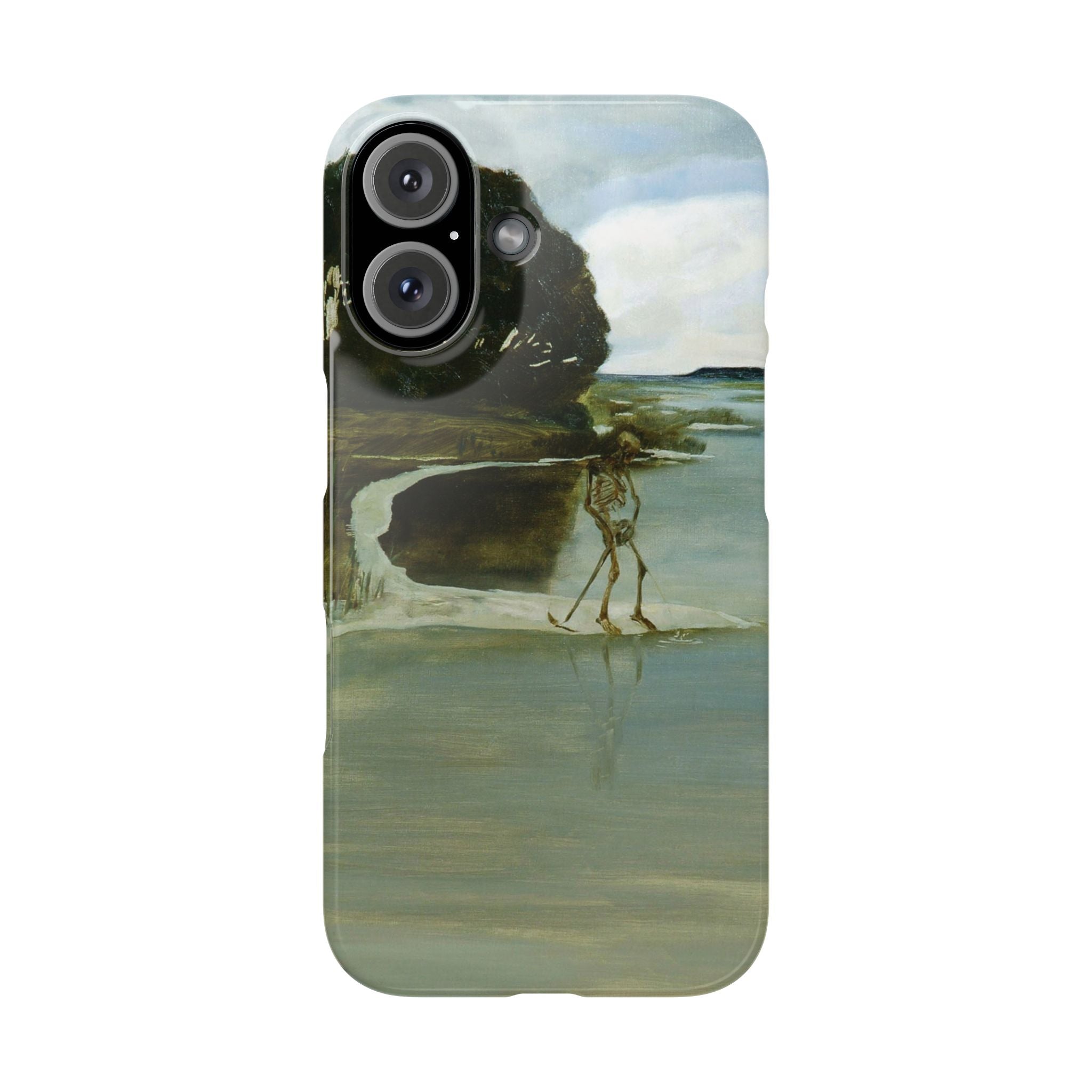 Death Peeing by Max Klinger - iPhone Slim Case
