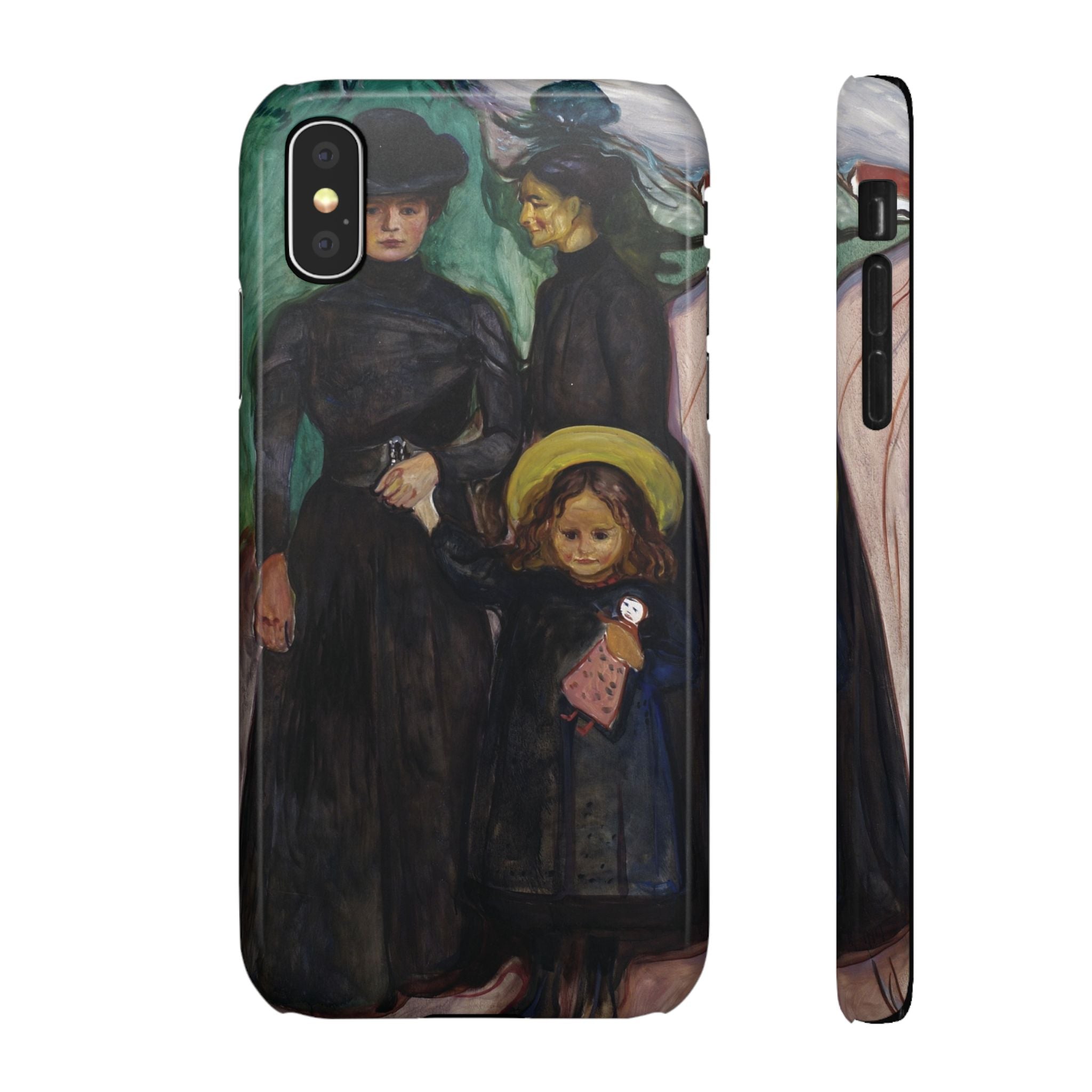 The Family by Edvard Munch - iPhone Slim Case