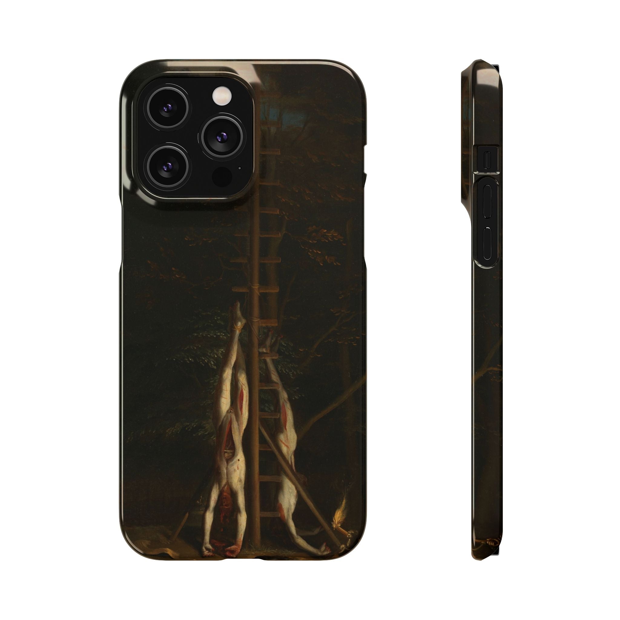 The Corpses of the De Witt Brothers by Jan de Baen - iPhone Slim Case
