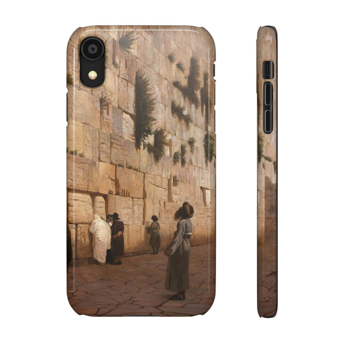 Le Mur des Lamentations by Jean-Leon Gerome - iPhone Slim Case
