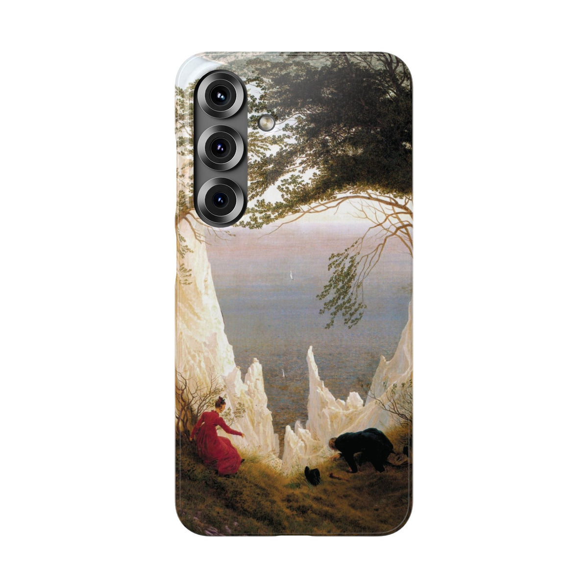 Chalk Cliffs on Rügen by Caspar David Friedrich - Samsung Slim Case